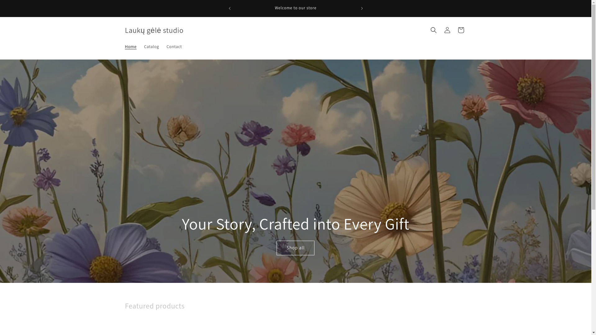 website screenshot of https://laukugelestudio.com/