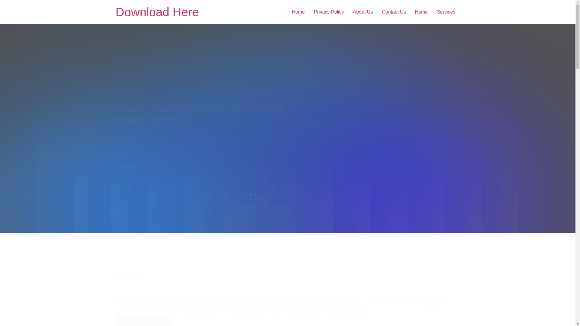 website screenshot of https://paisashop.site/