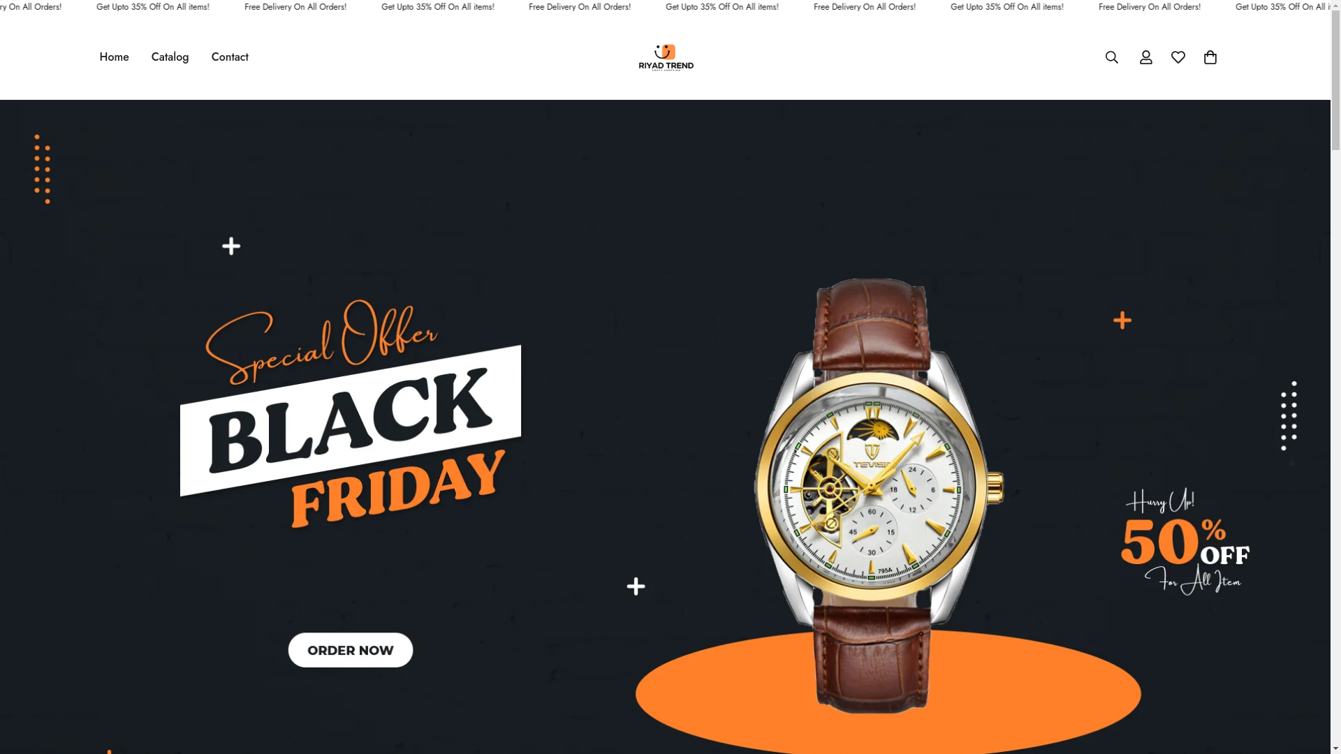 website screenshot of https://riyadtrend.shop/