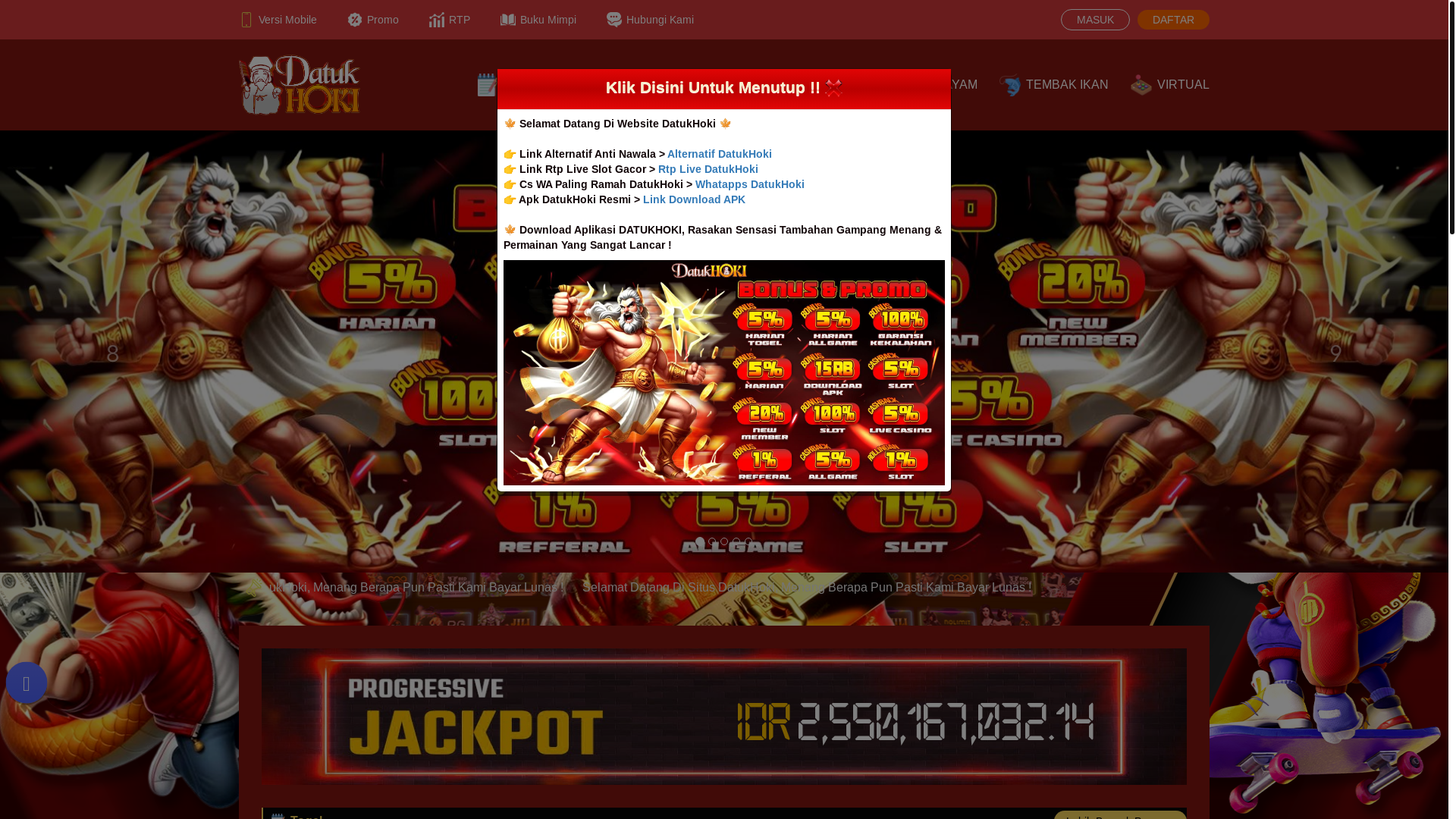 website screenshot of https://datukkong.org/