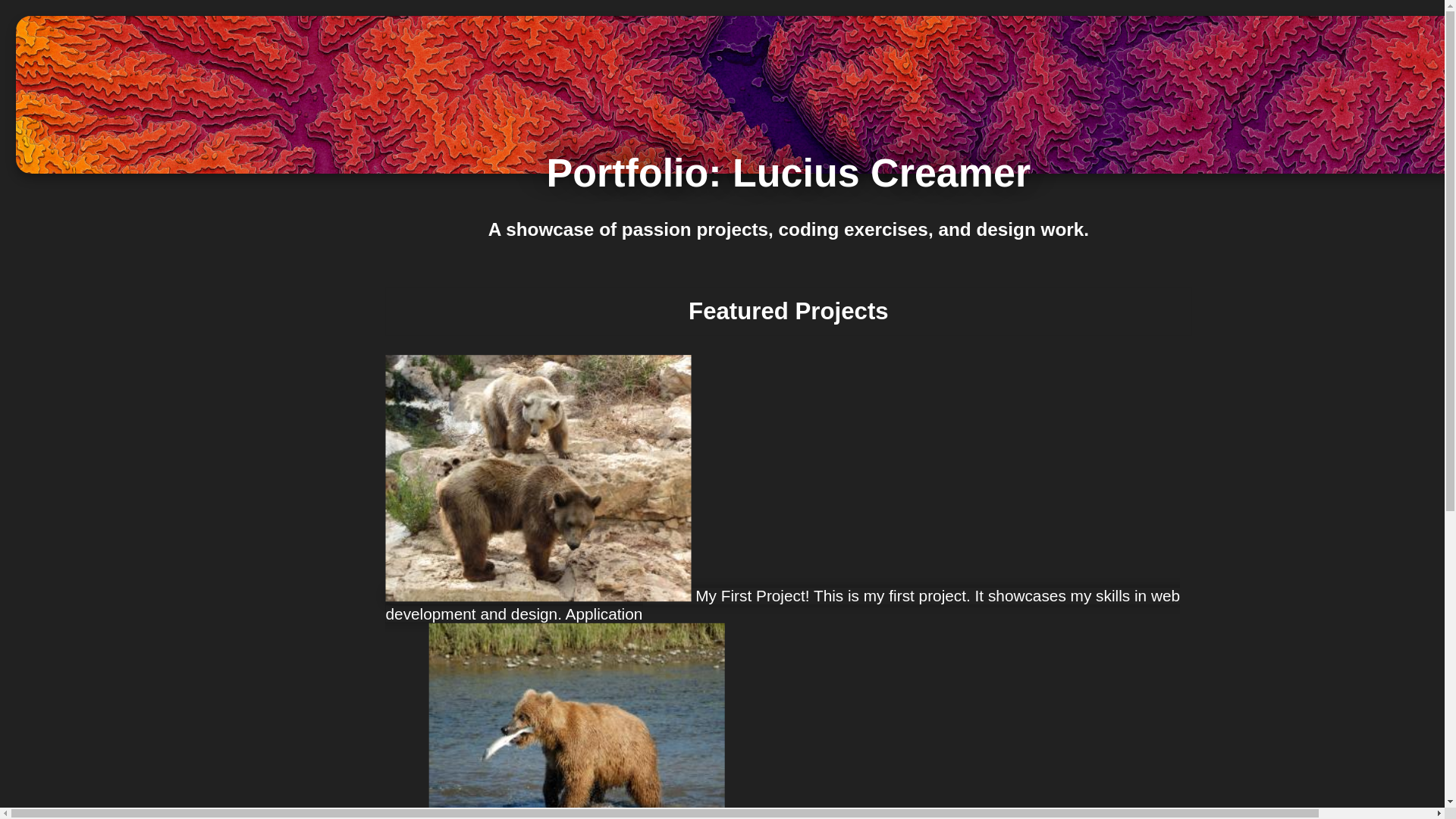 website screenshot of https://sunshineluke90-github-io.pages.dev/