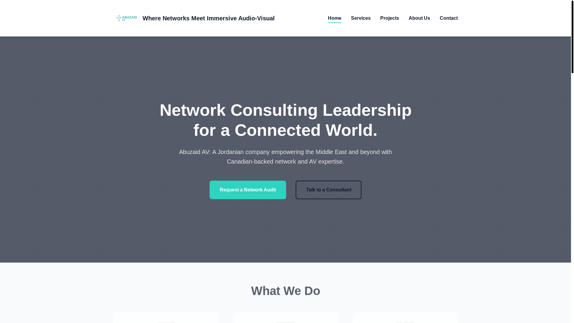 website screenshot of https://abuzaidav.pages.dev/