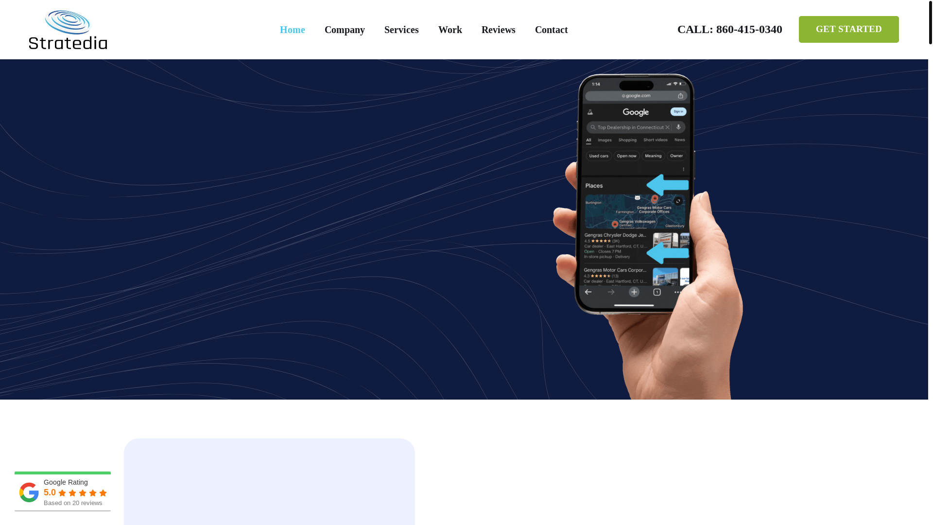 website screenshot of https://enquirestratedia.com/