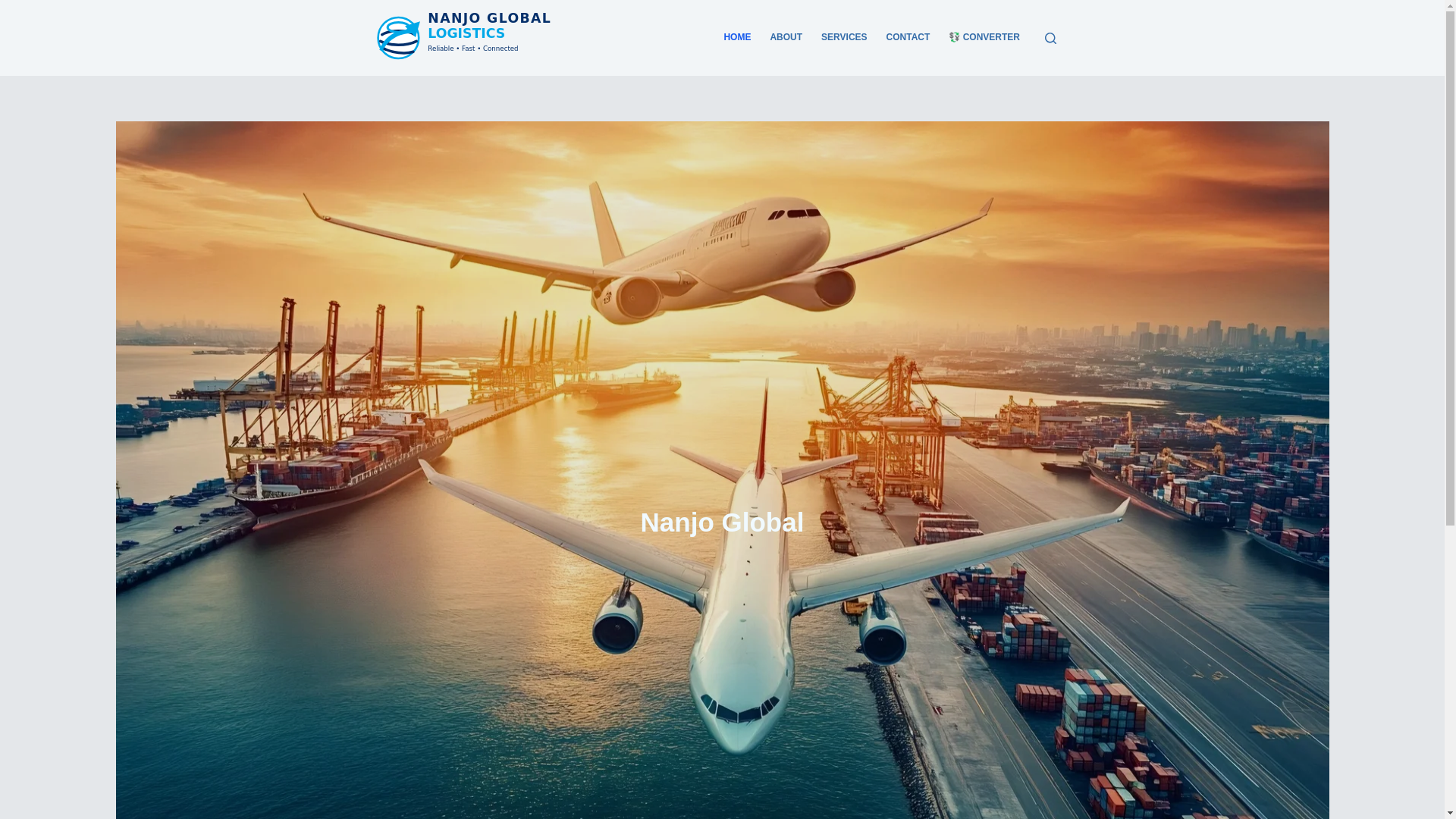 website screenshot of https://nanjogloballogisticsltd.com/