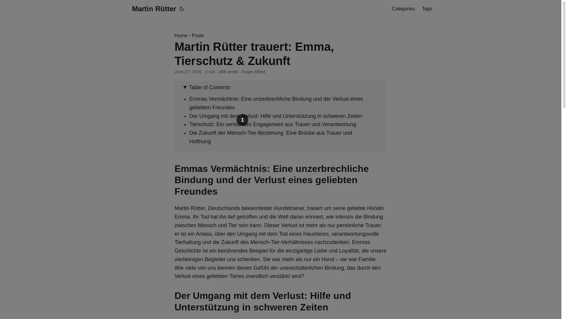 website screenshot of https://martin-rutter.pages.dev/