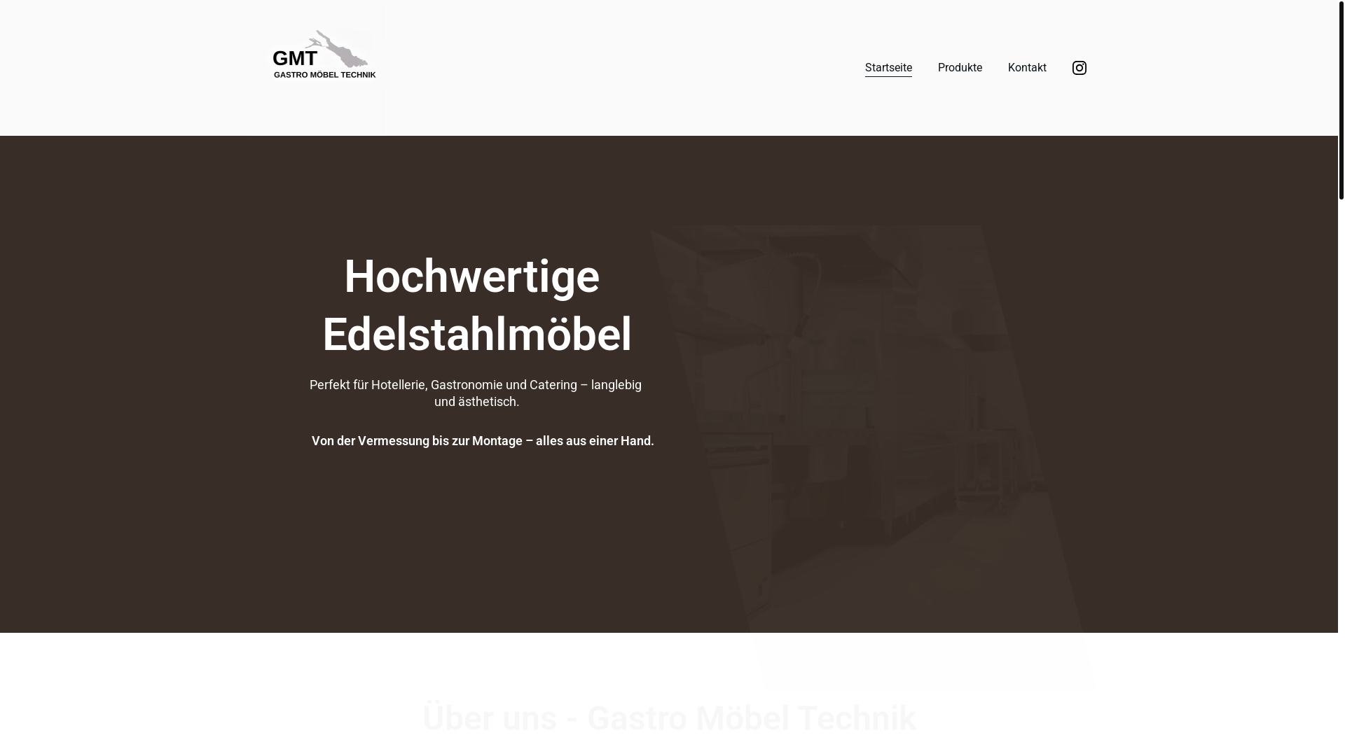 website screenshot of https://gastromoebeltechnik.de/