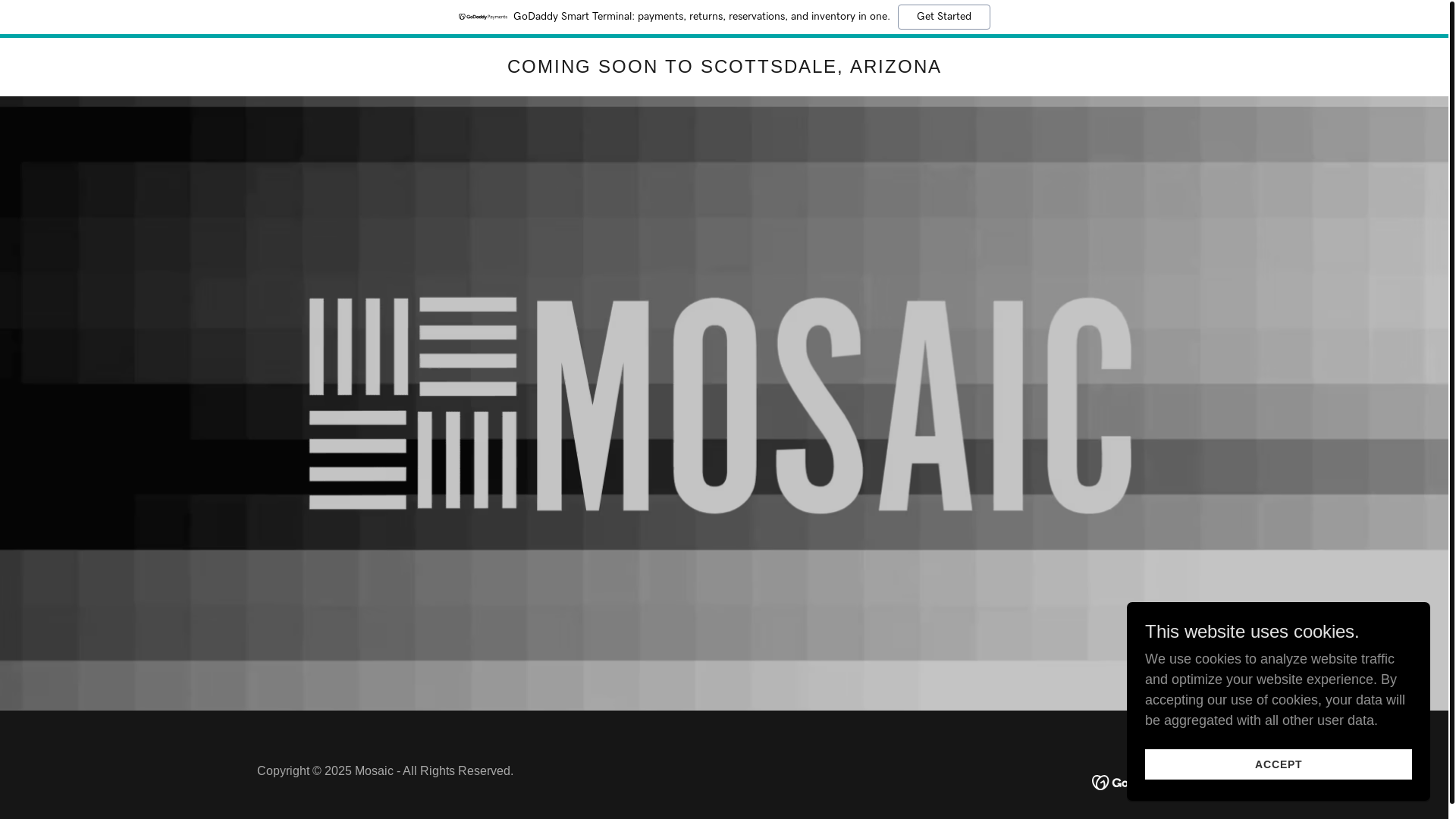 website screenshot of https://scottsdalemosaic.com/