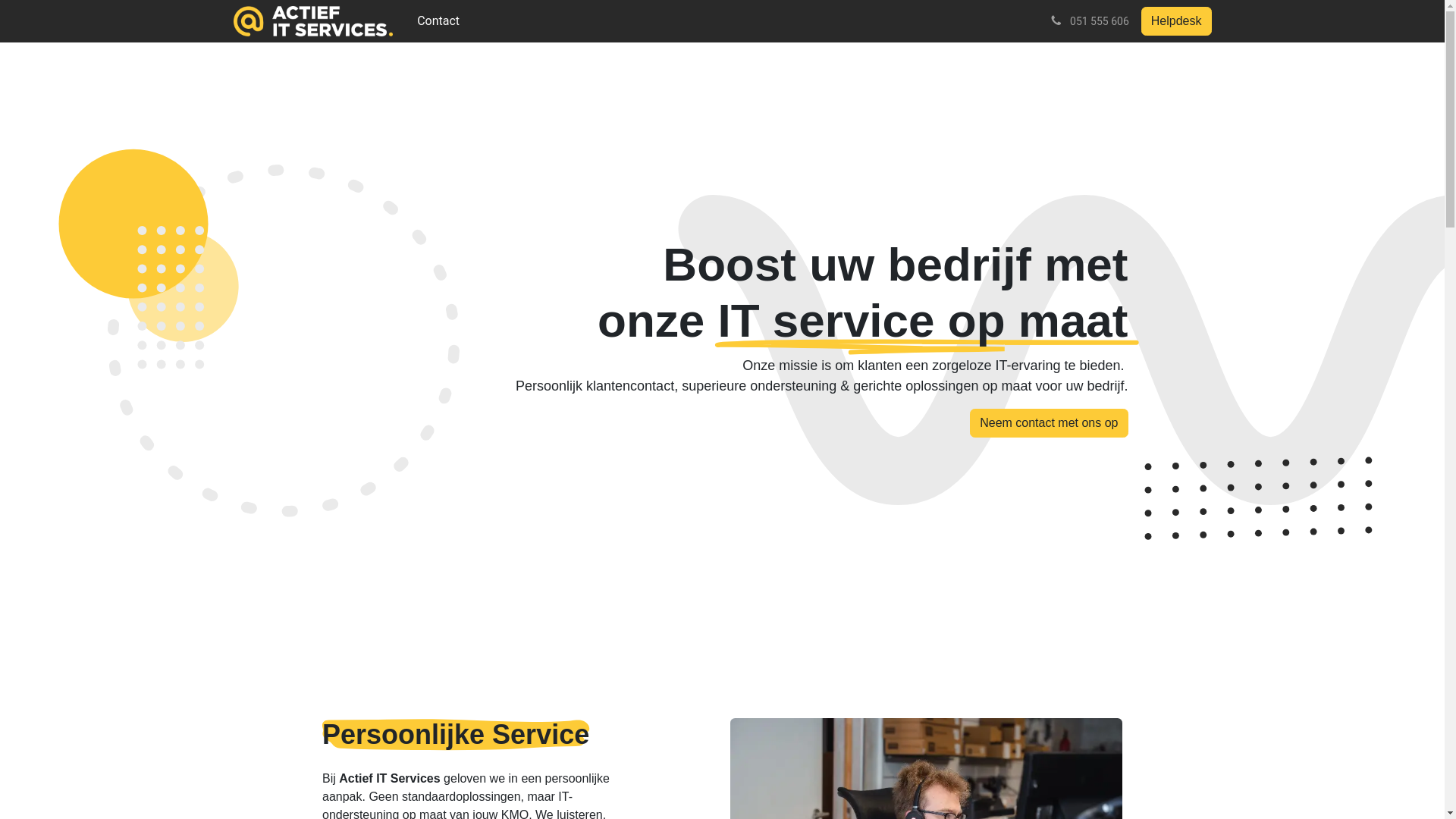 website screenshot of https://actiefitservices.be/