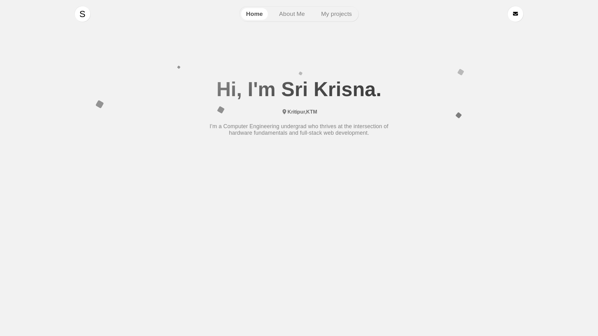 website screenshot of https://shreekrishnalamichhane1.com.np/