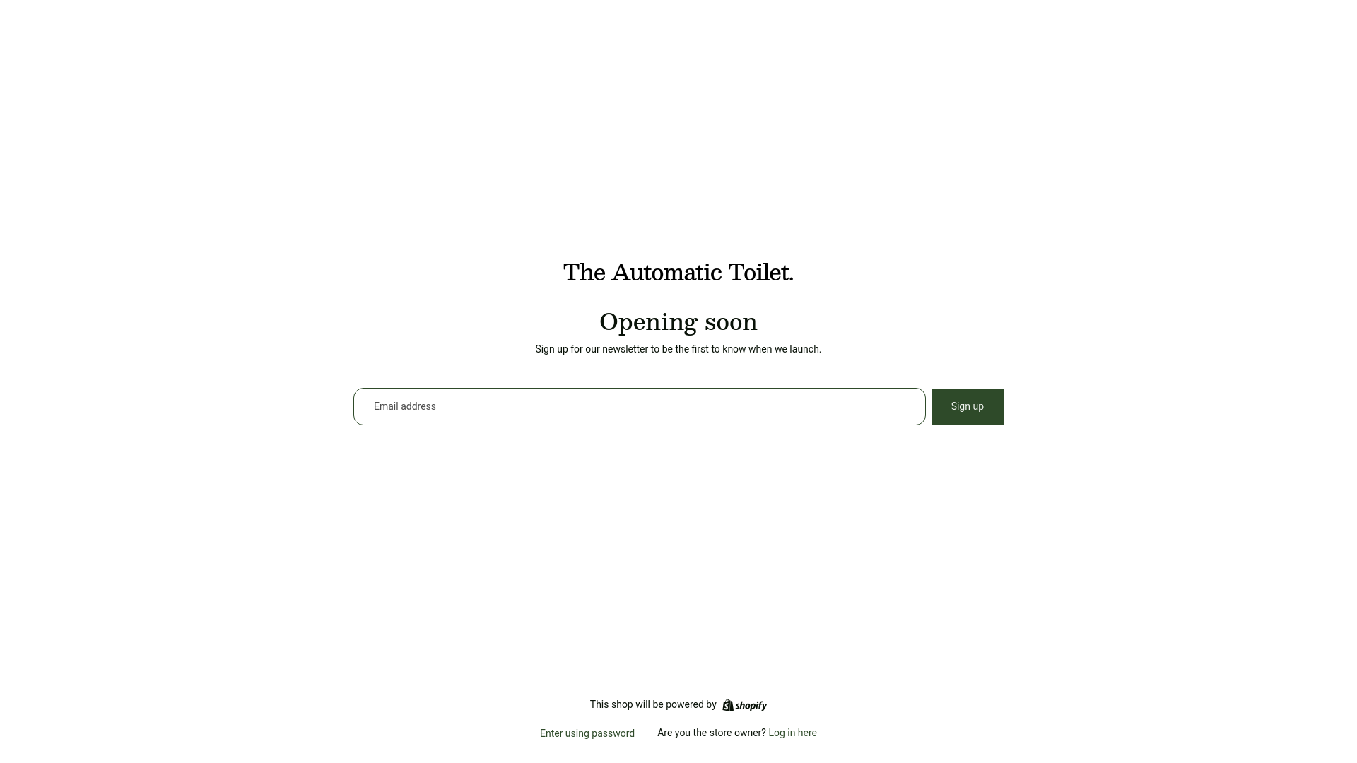 website screenshot of https://automatictoilet.co.uk/