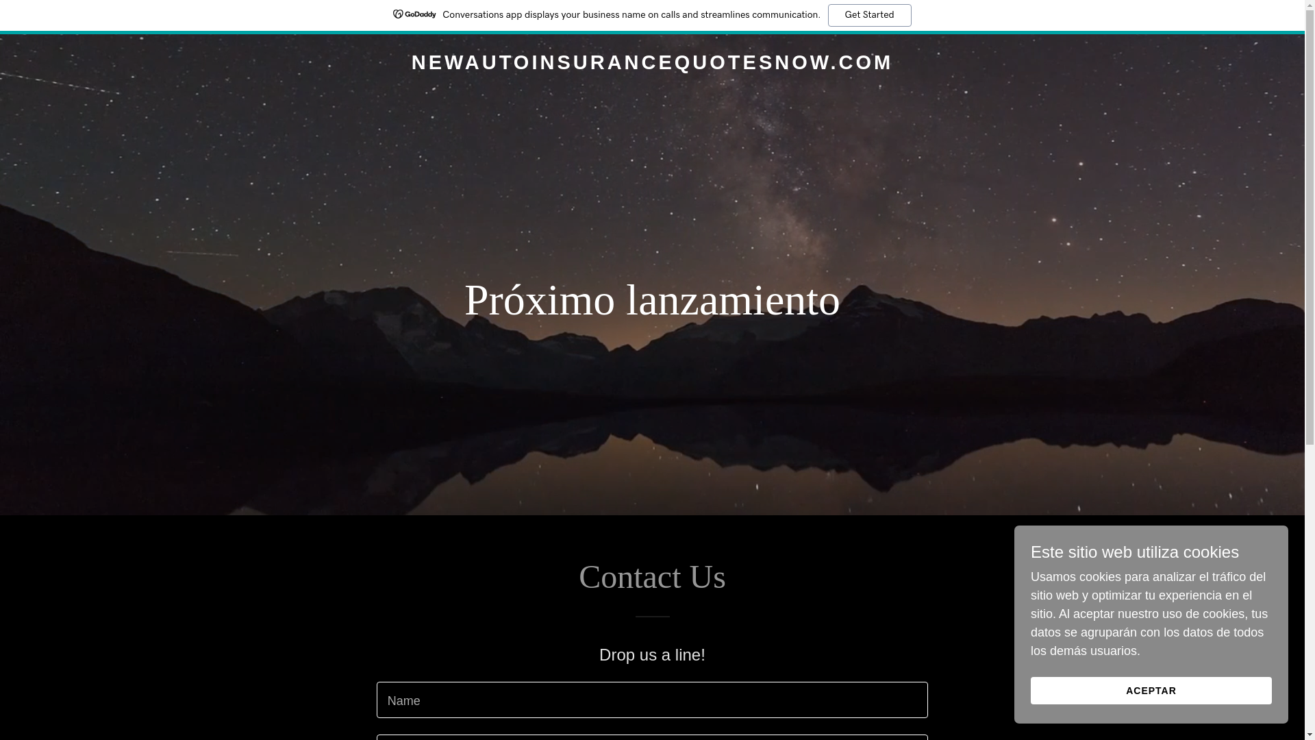 website screenshot of https://newautoinsurancequotesnow.com/