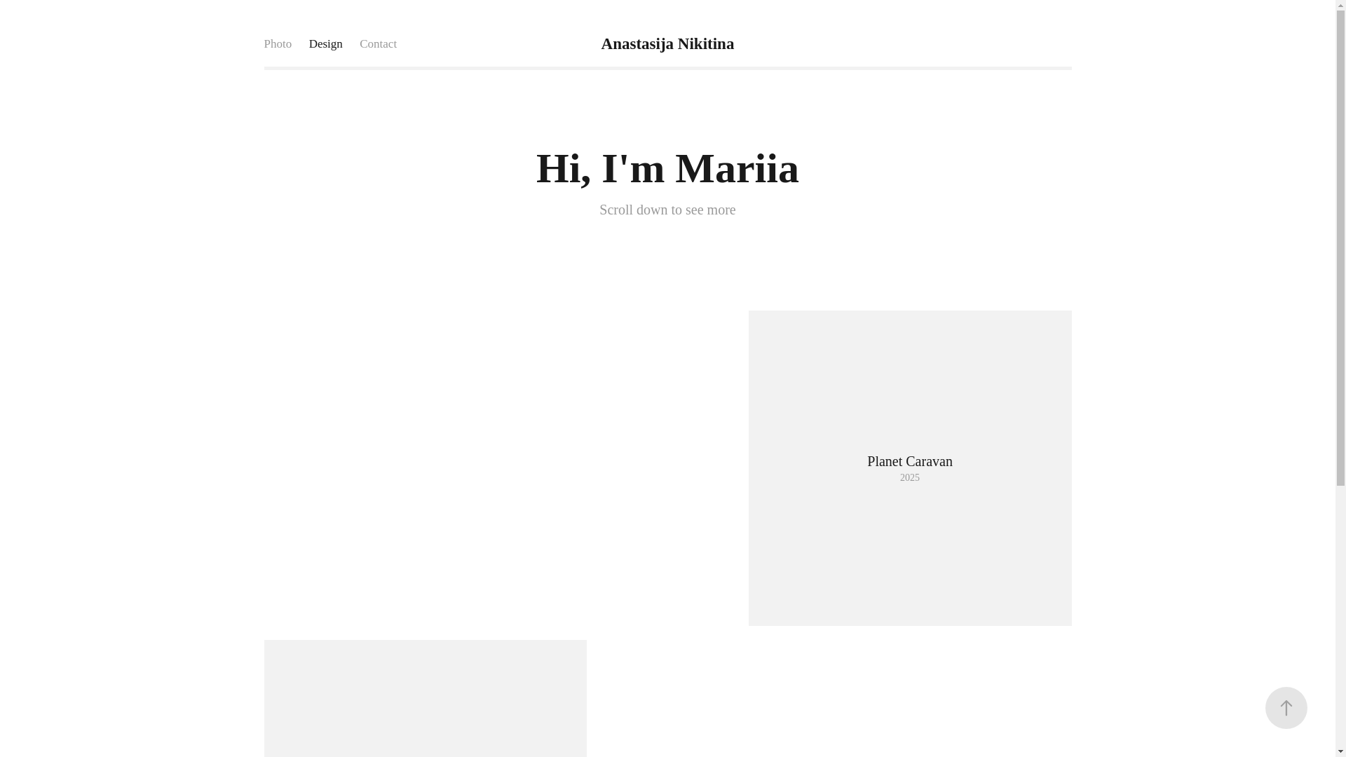 website screenshot of https://mariiasdesign.com/