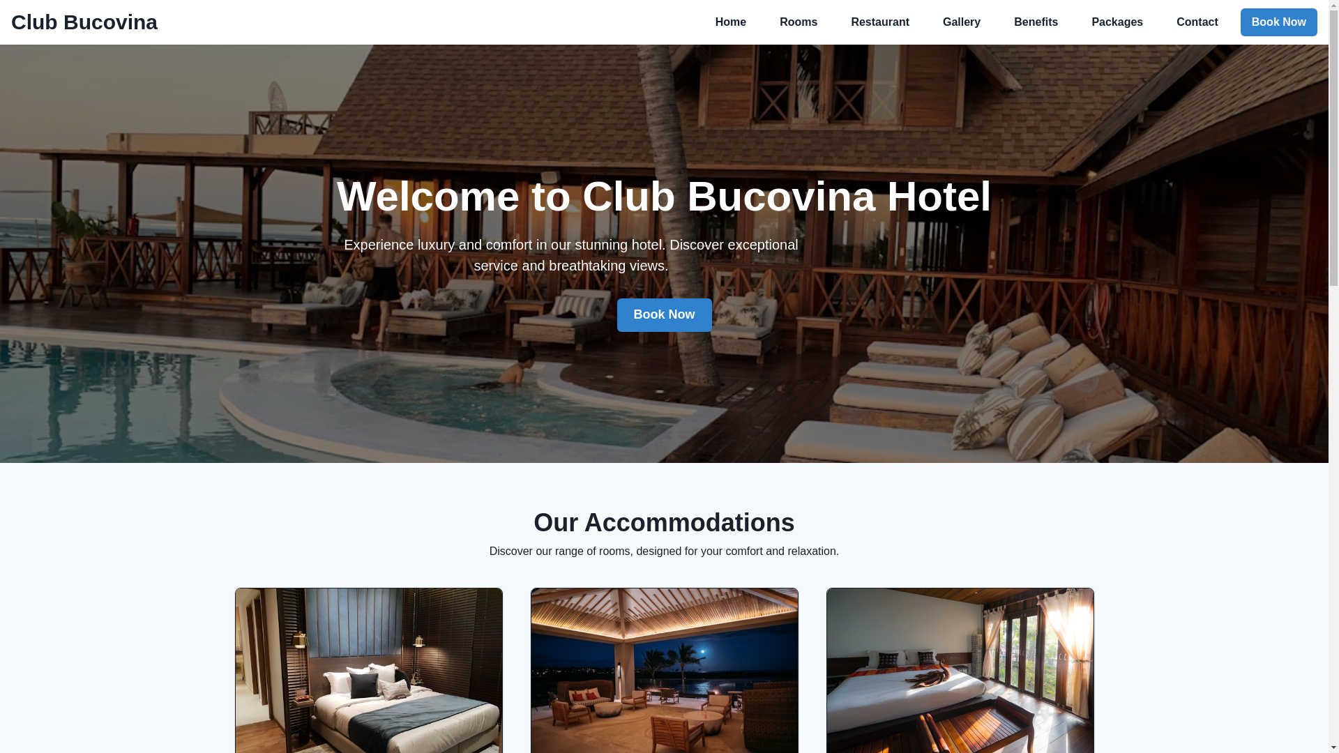 website screenshot of https://club-bucovina-website.pages.dev/