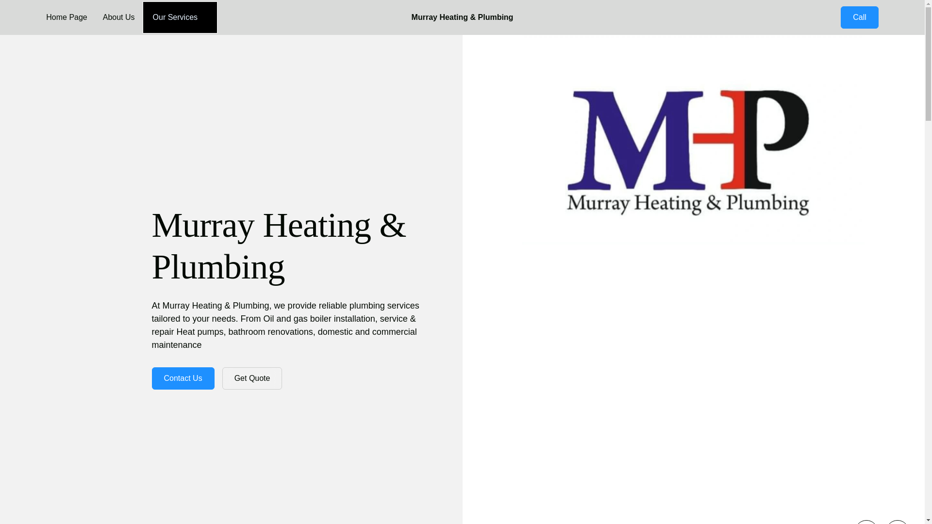 website screenshot of https://murrayheatingandplumbing.com/