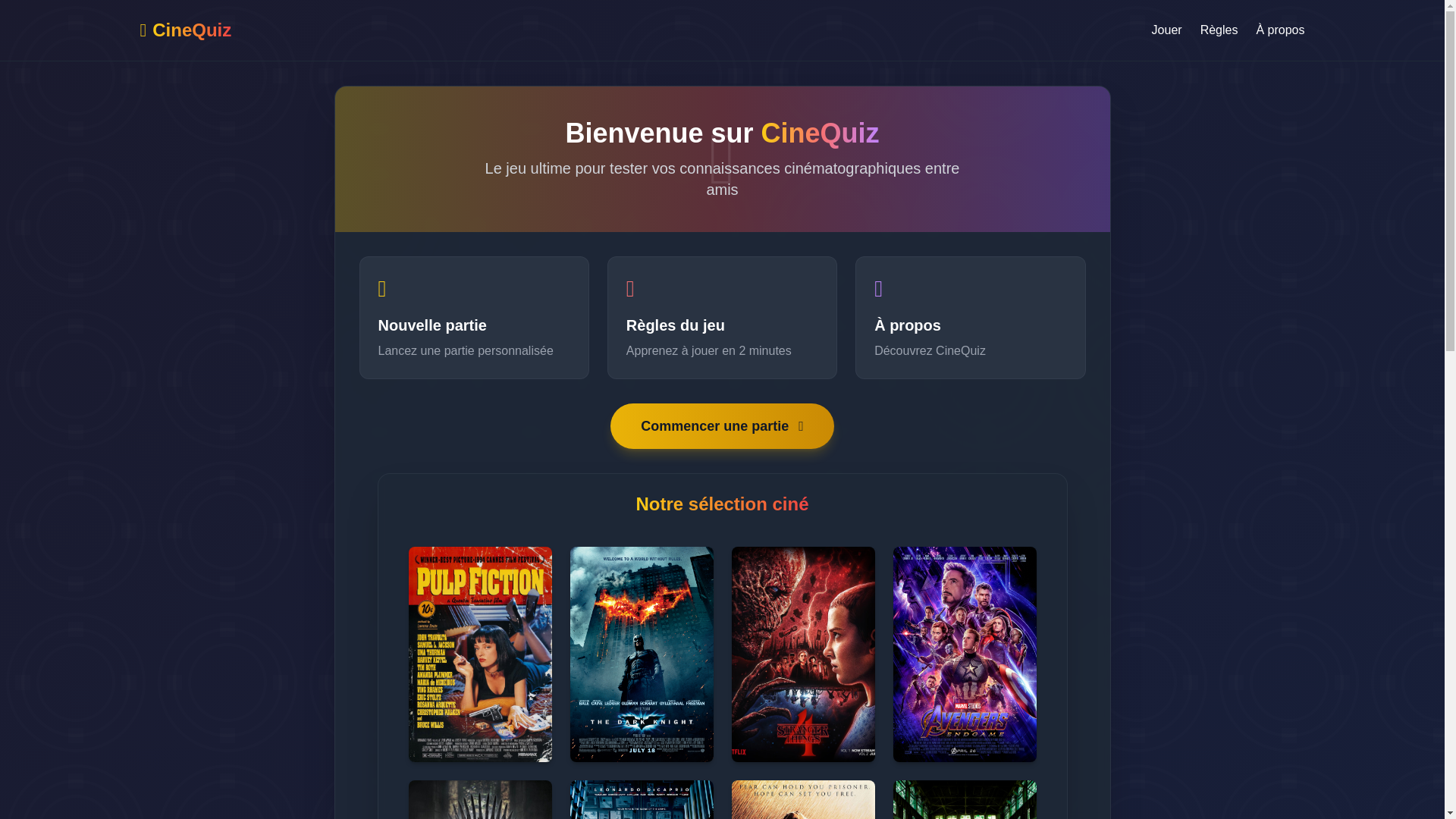website screenshot of https://cinequiz.pages.dev/