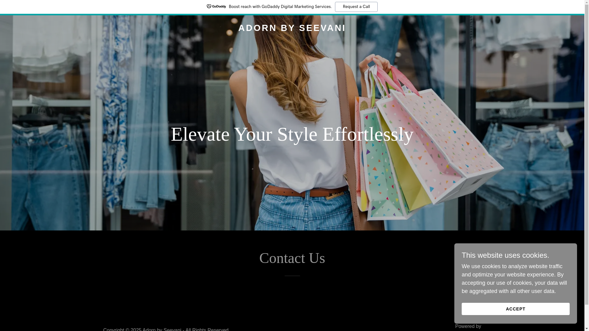 website screenshot of https://seevanichettri.shop/