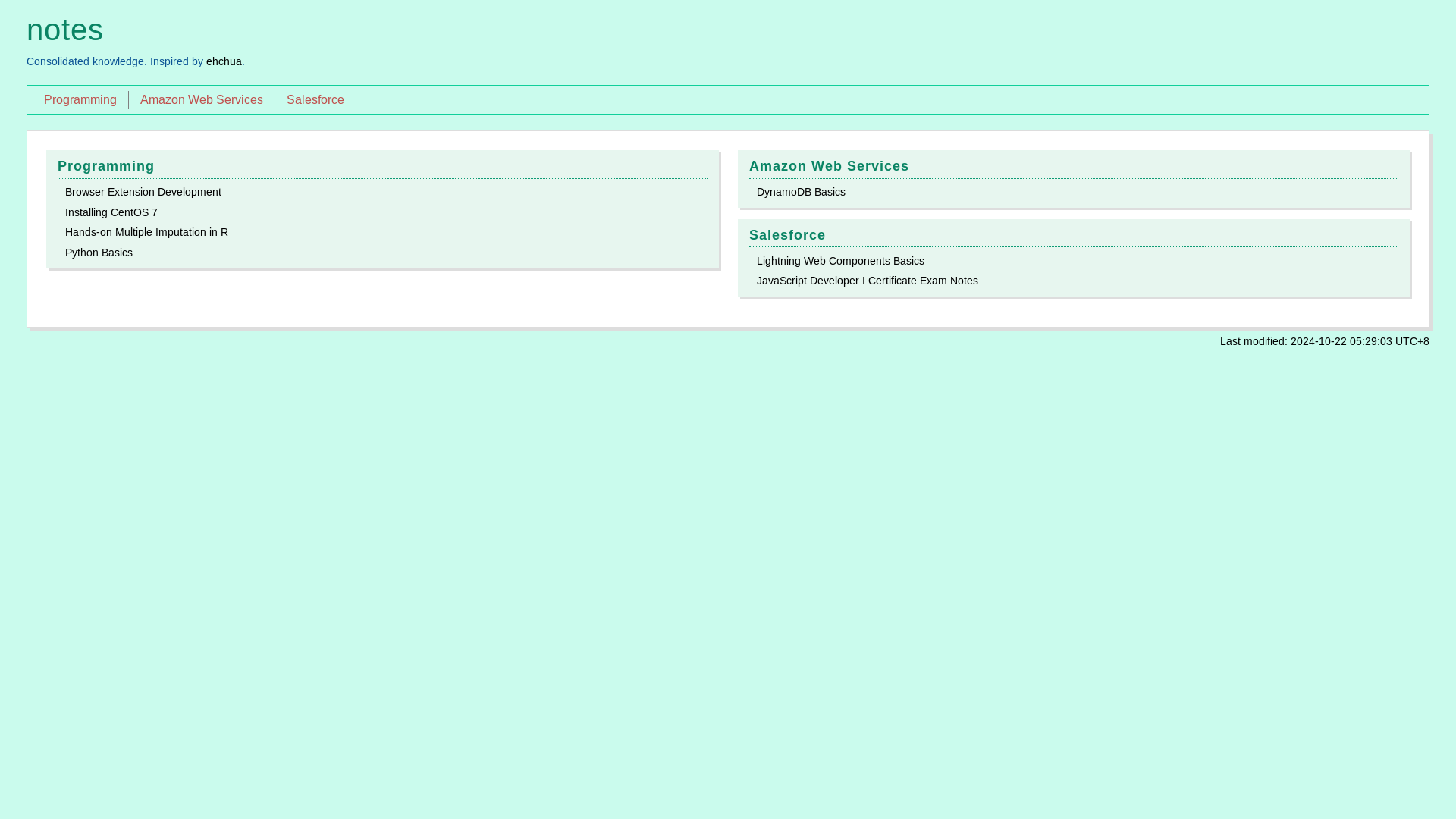 website screenshot of https://programming-notes-next.pages.dev/