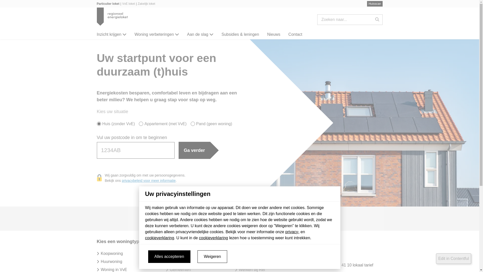 website screenshot of https://regionaal-energieloket.pages.dev/