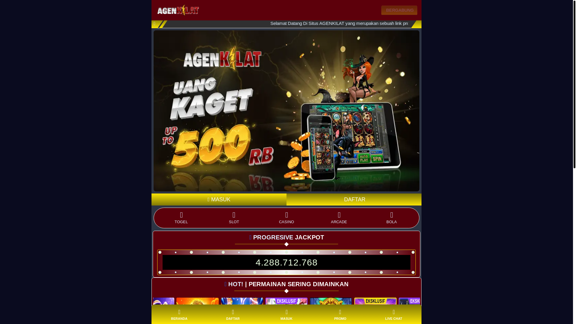 website screenshot of https://menyalaaagenkilat.pages.dev/