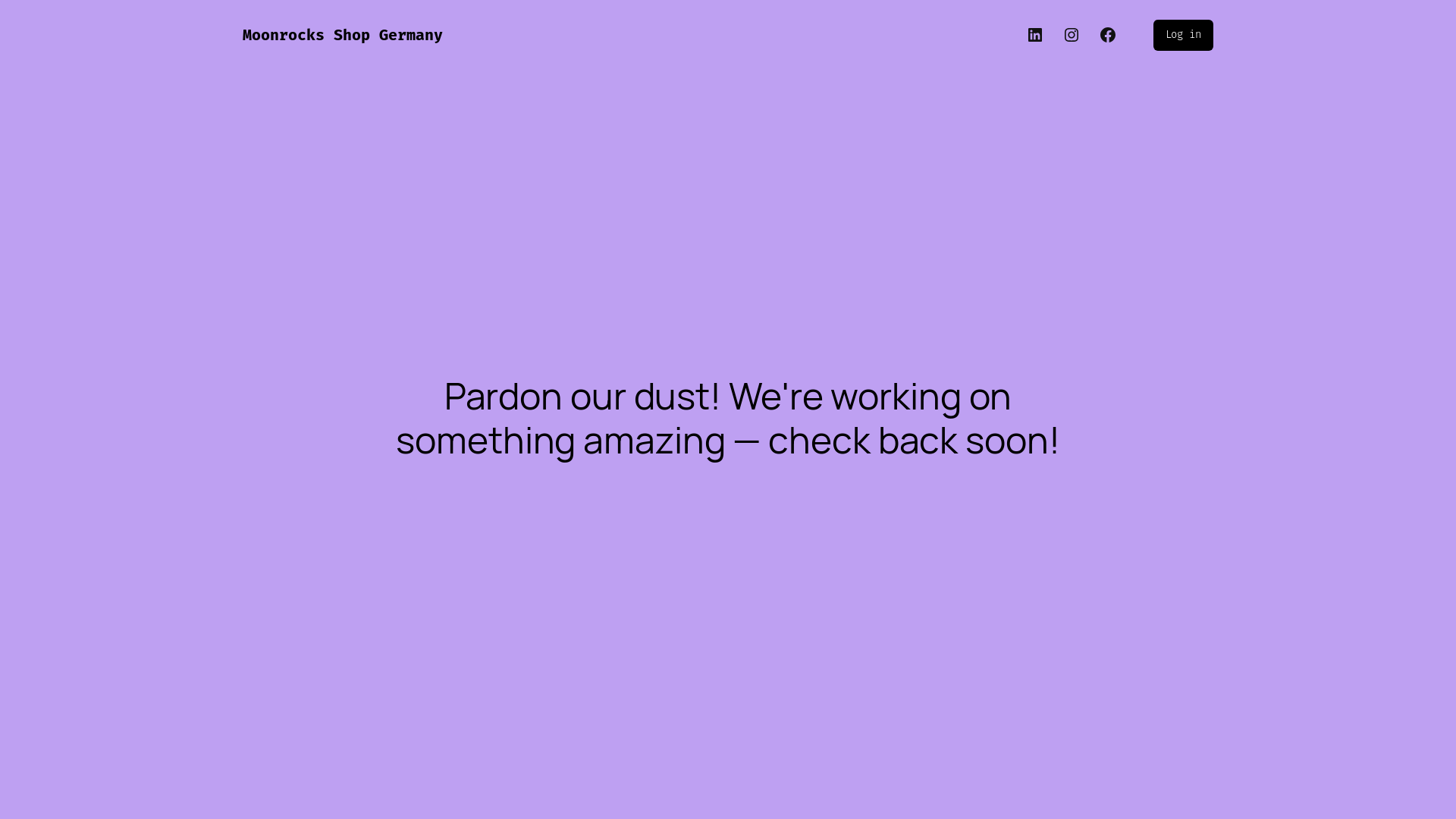 website screenshot of https://moonrocksdeutschland.de/