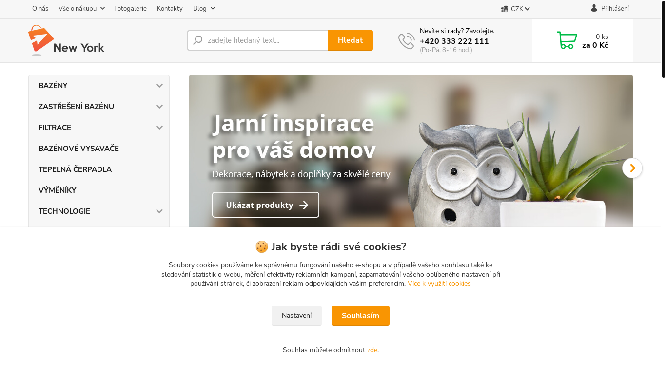 website screenshot of https://bazenyema.cz/