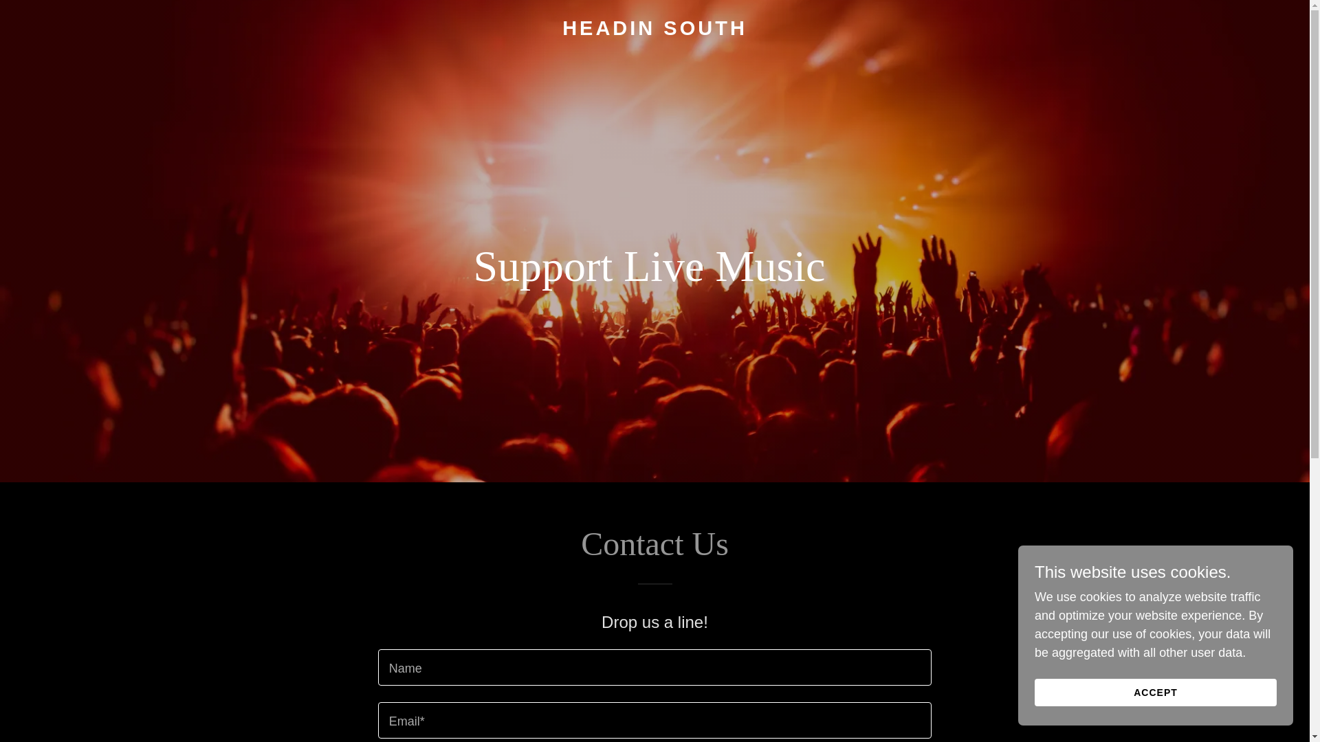 website screenshot of https://headinsouth.net/