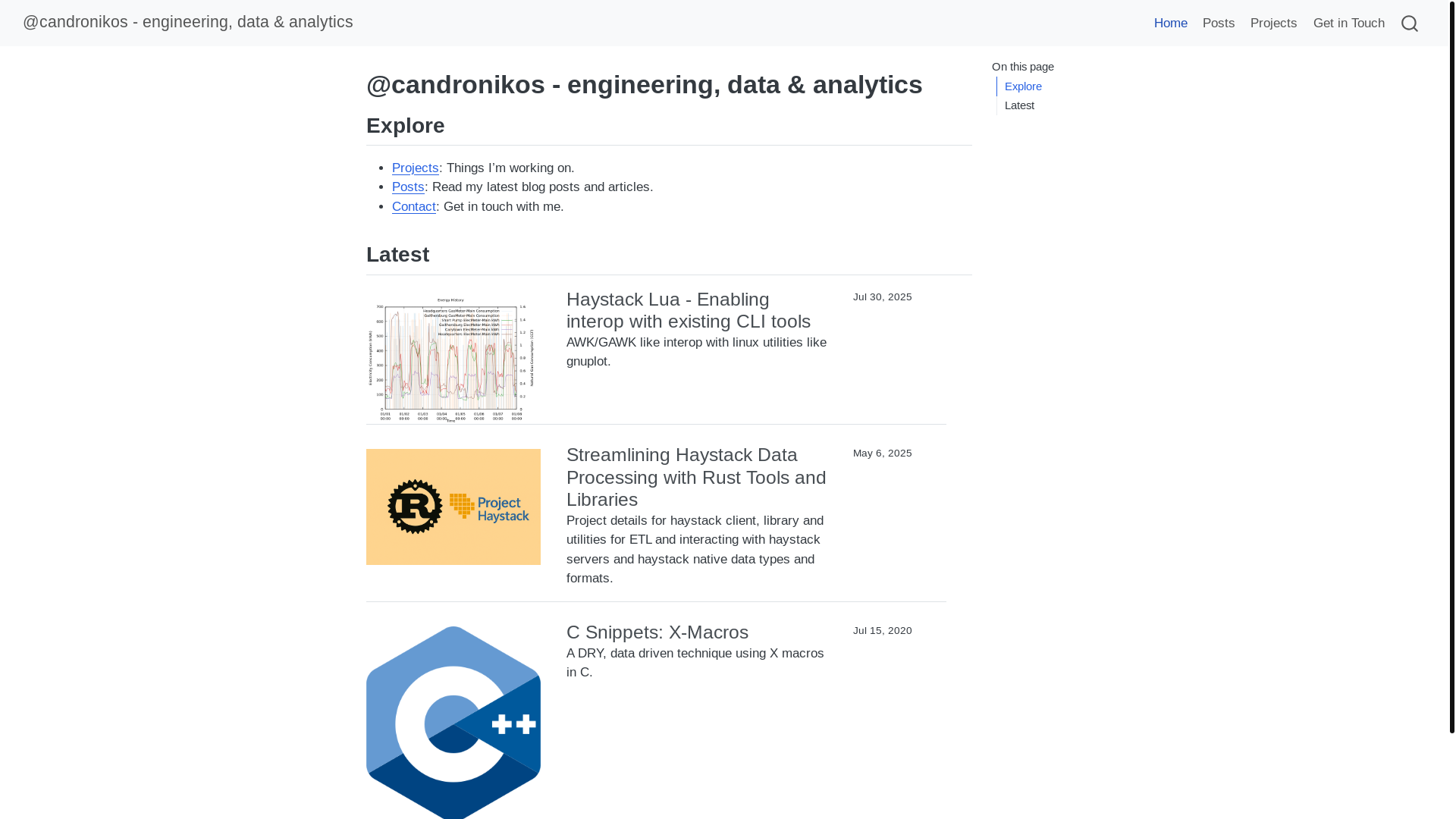 website screenshot of https://candronikos.pages.dev/