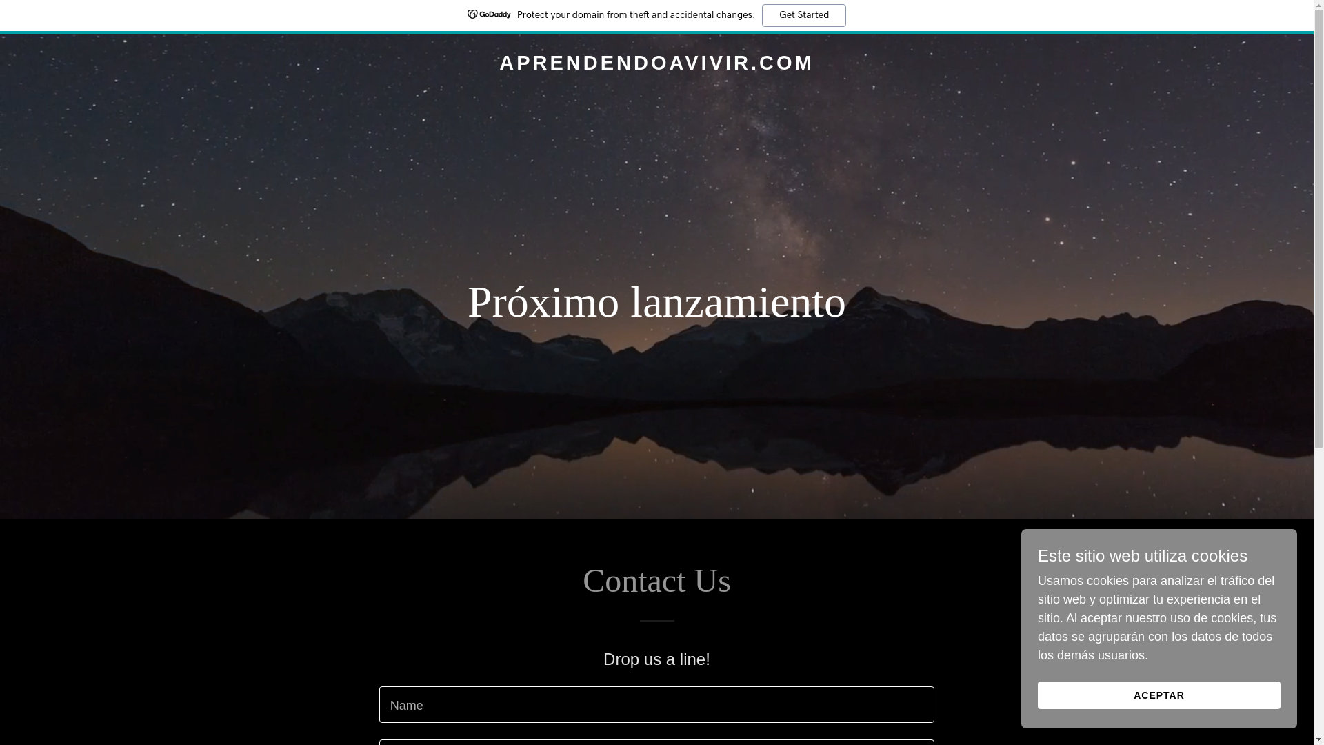 website screenshot of https://aprendendoavivir.com/