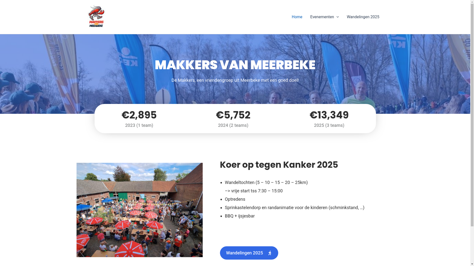 website screenshot of https://makkersvanmeerbeke.be/