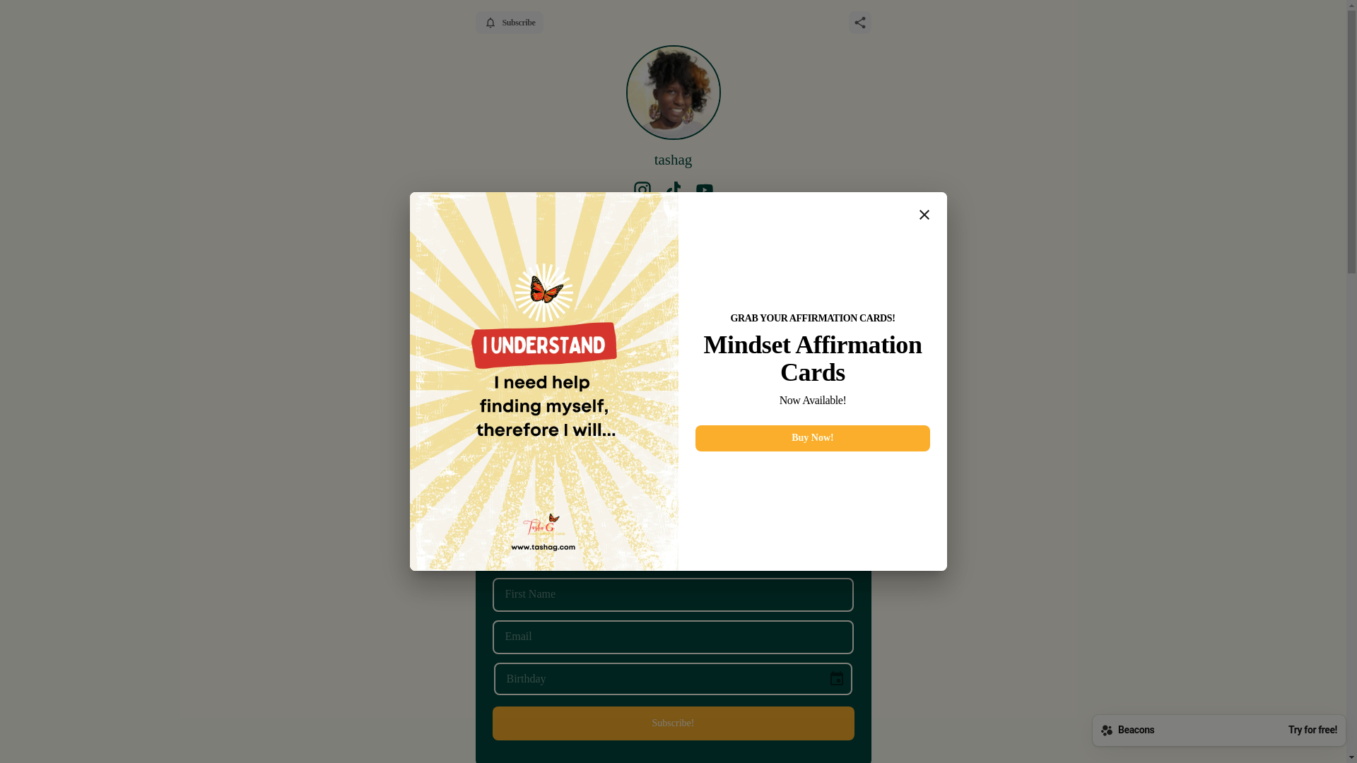 website screenshot of https://tashag.store/