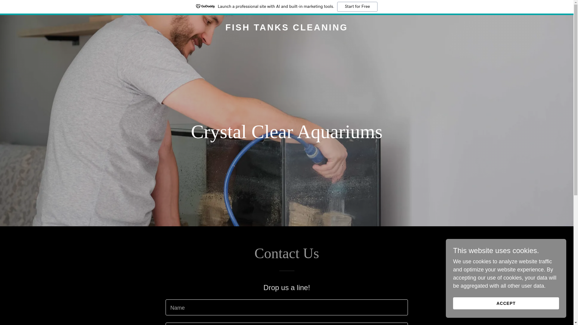 website screenshot of https://fishtankscleaning.com/