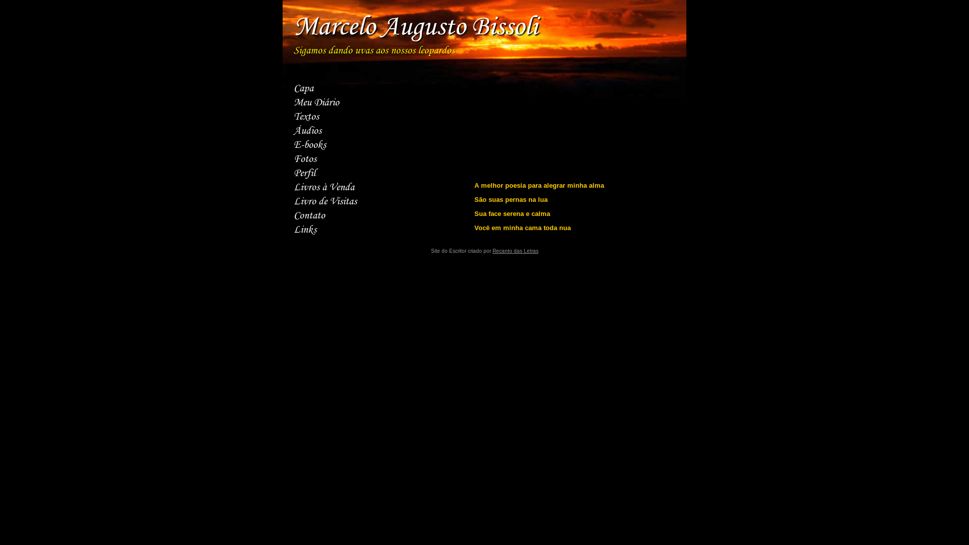 website screenshot of https://marceloaugustobissoli.com.br/