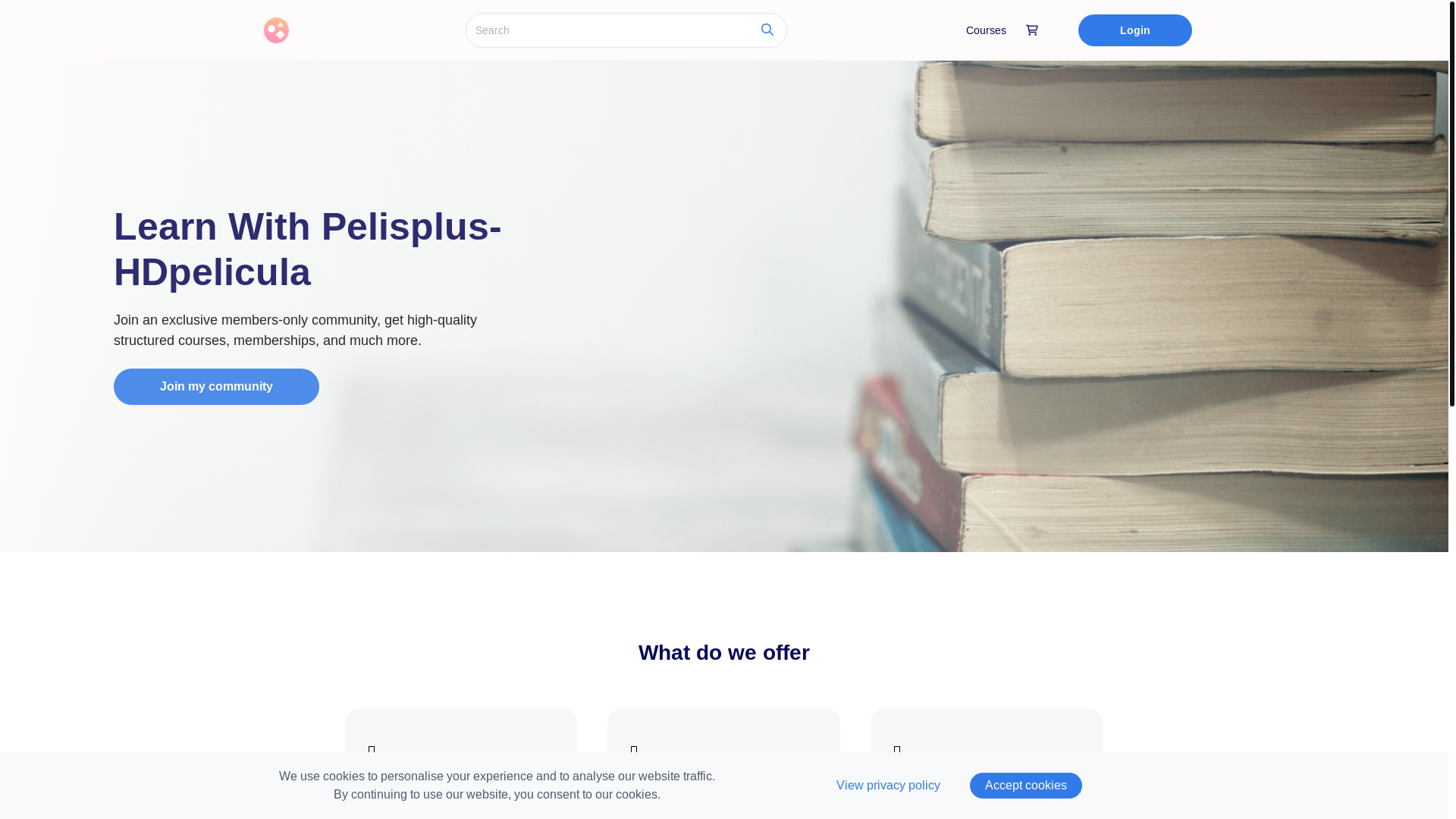 website screenshot of https://pelisplushdpelicula.graphy.com/