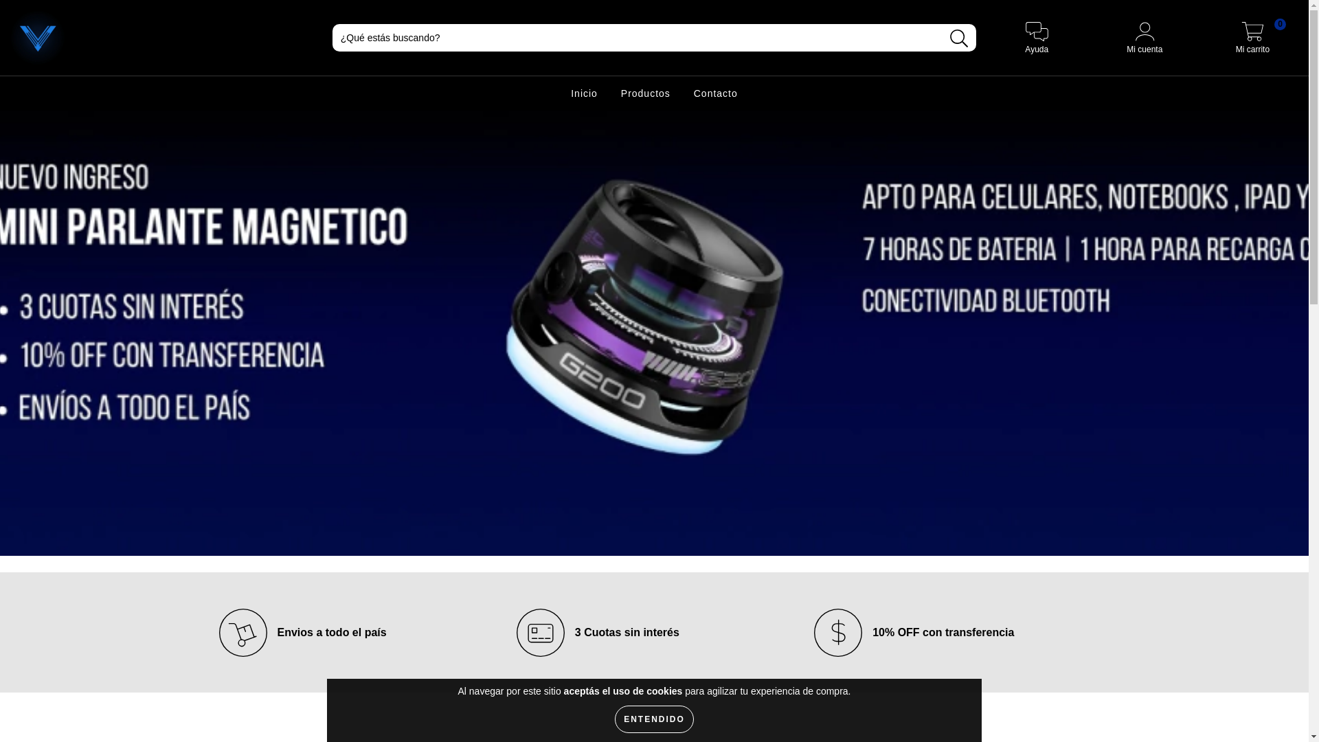 website screenshot of https://viraltech.com.ar/