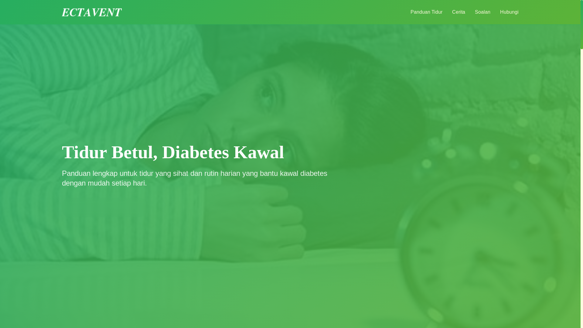 website screenshot of https://ectavent.com/