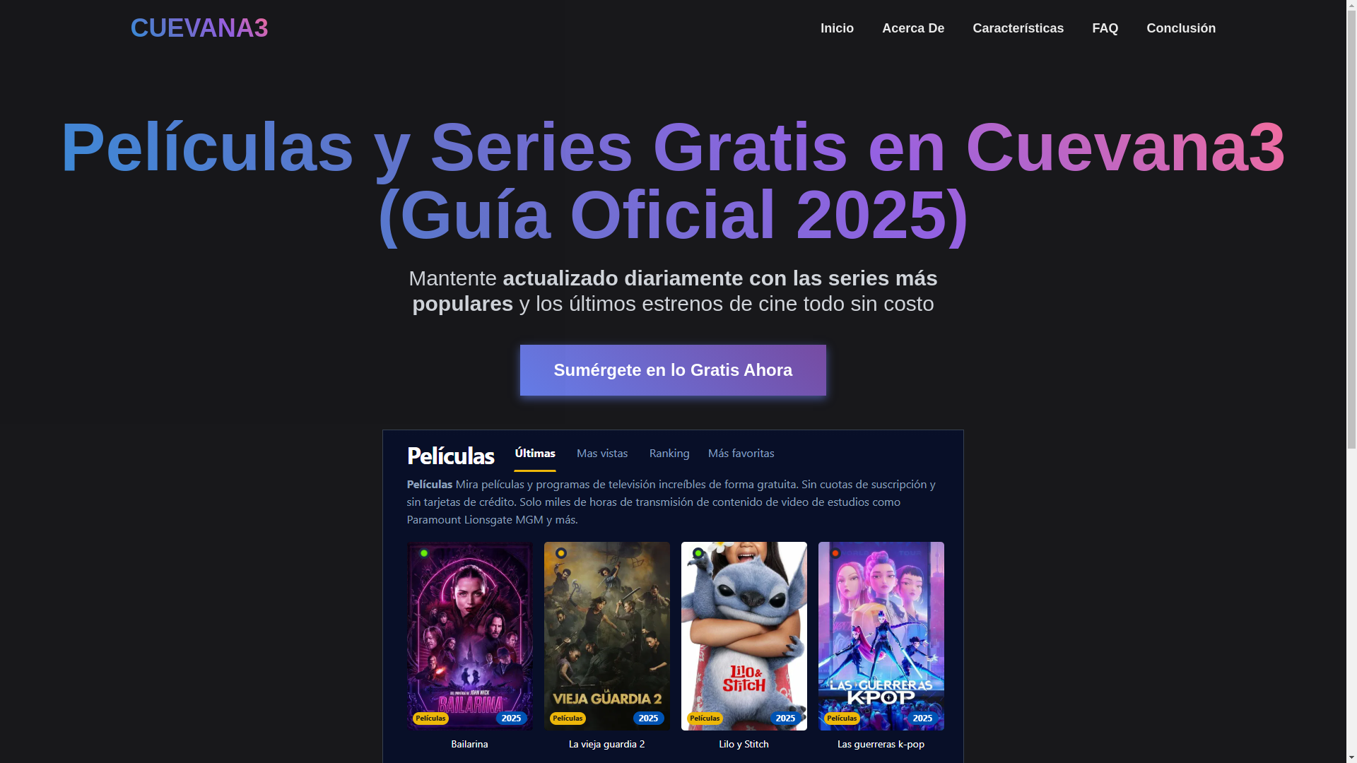 website screenshot of https://cuevana3-8xm9.pages.dev/