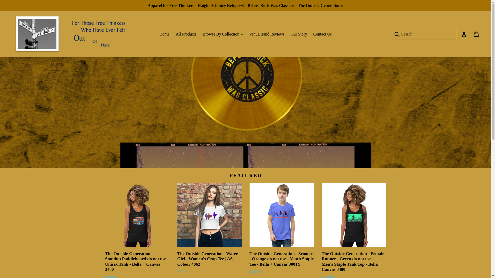 website screenshot of https://theoutsidegeneration.us/