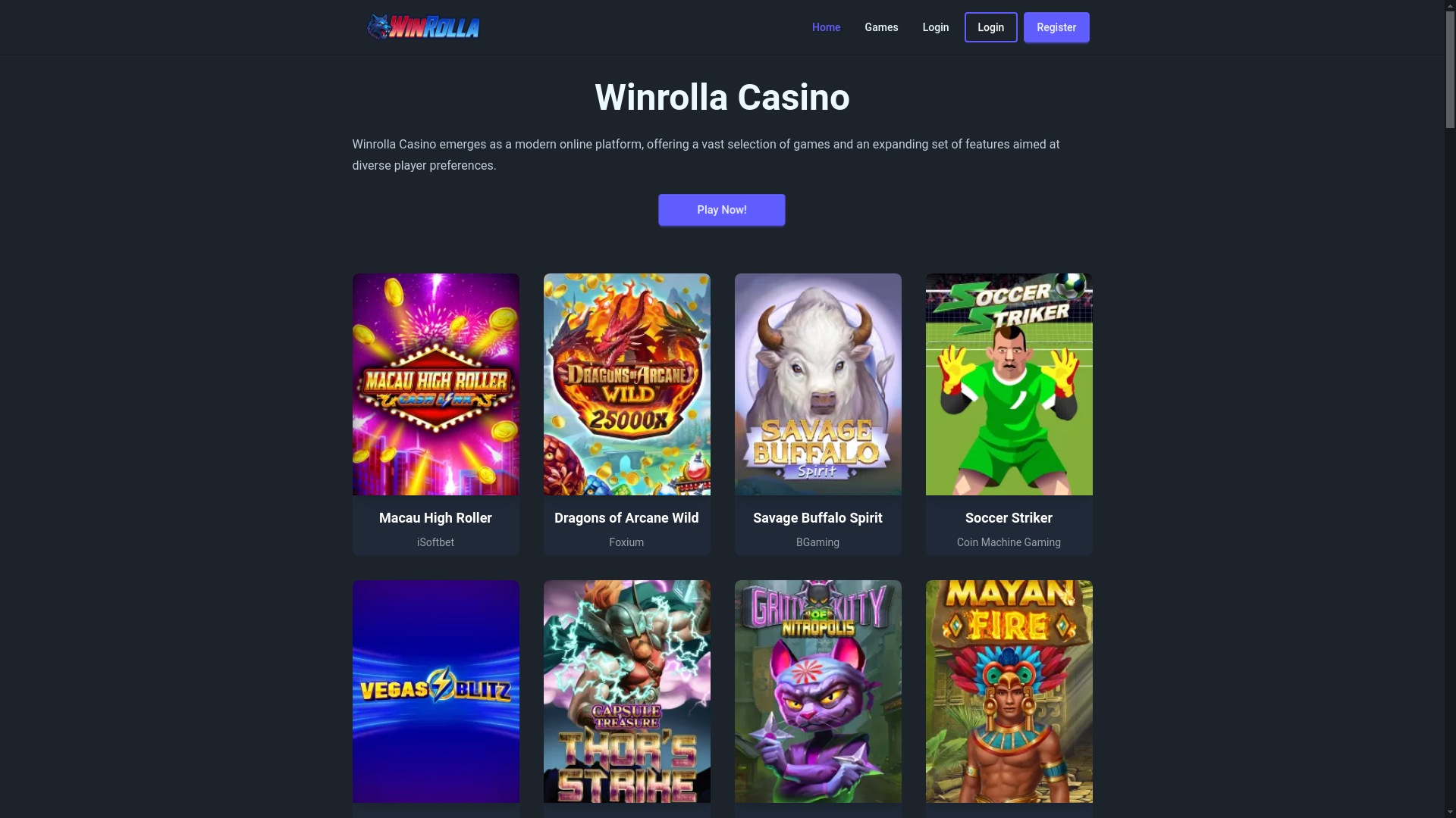 website screenshot of https://winrolla7-com.pages.dev/