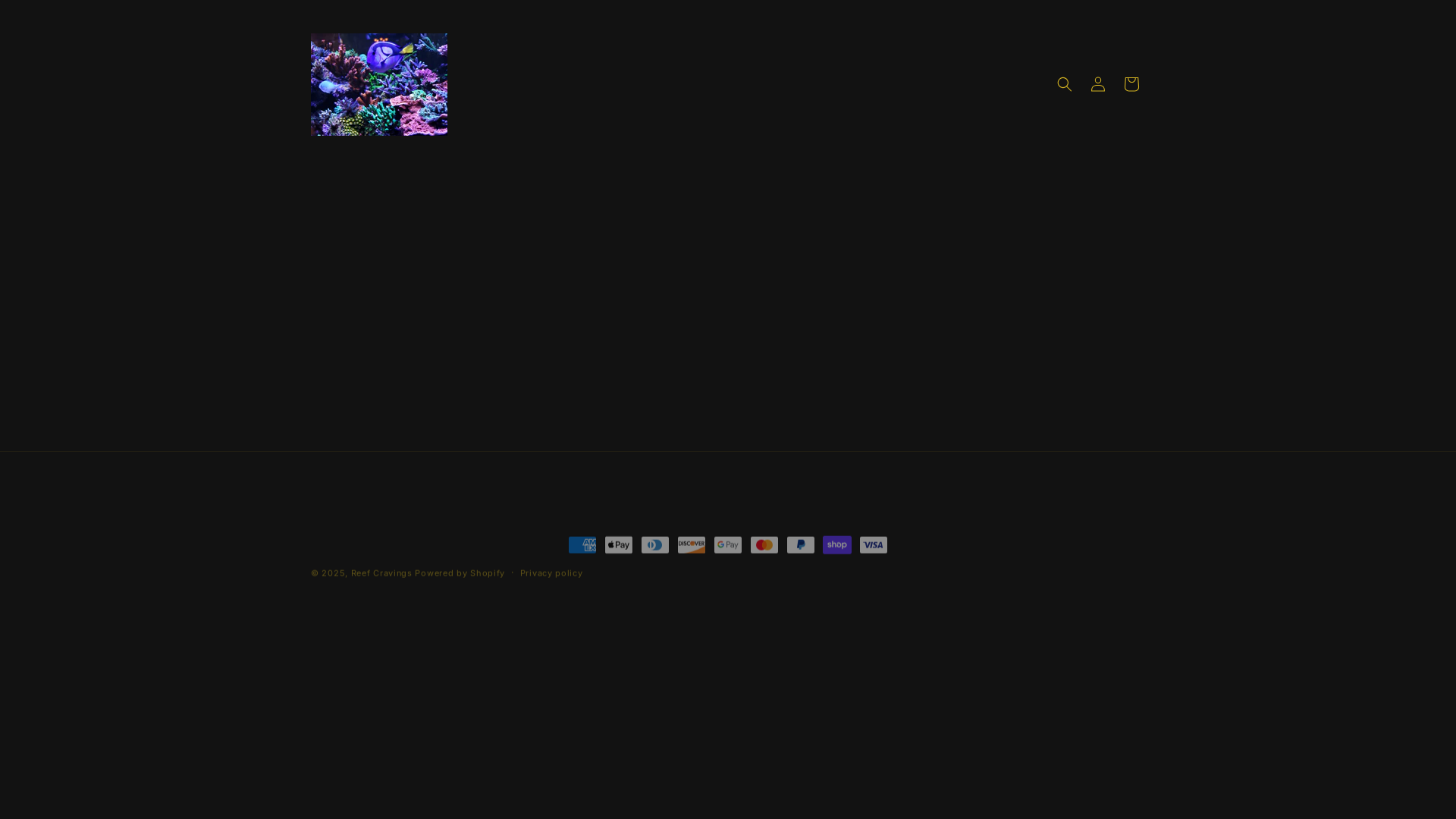 website screenshot of https://reefcravings.com/