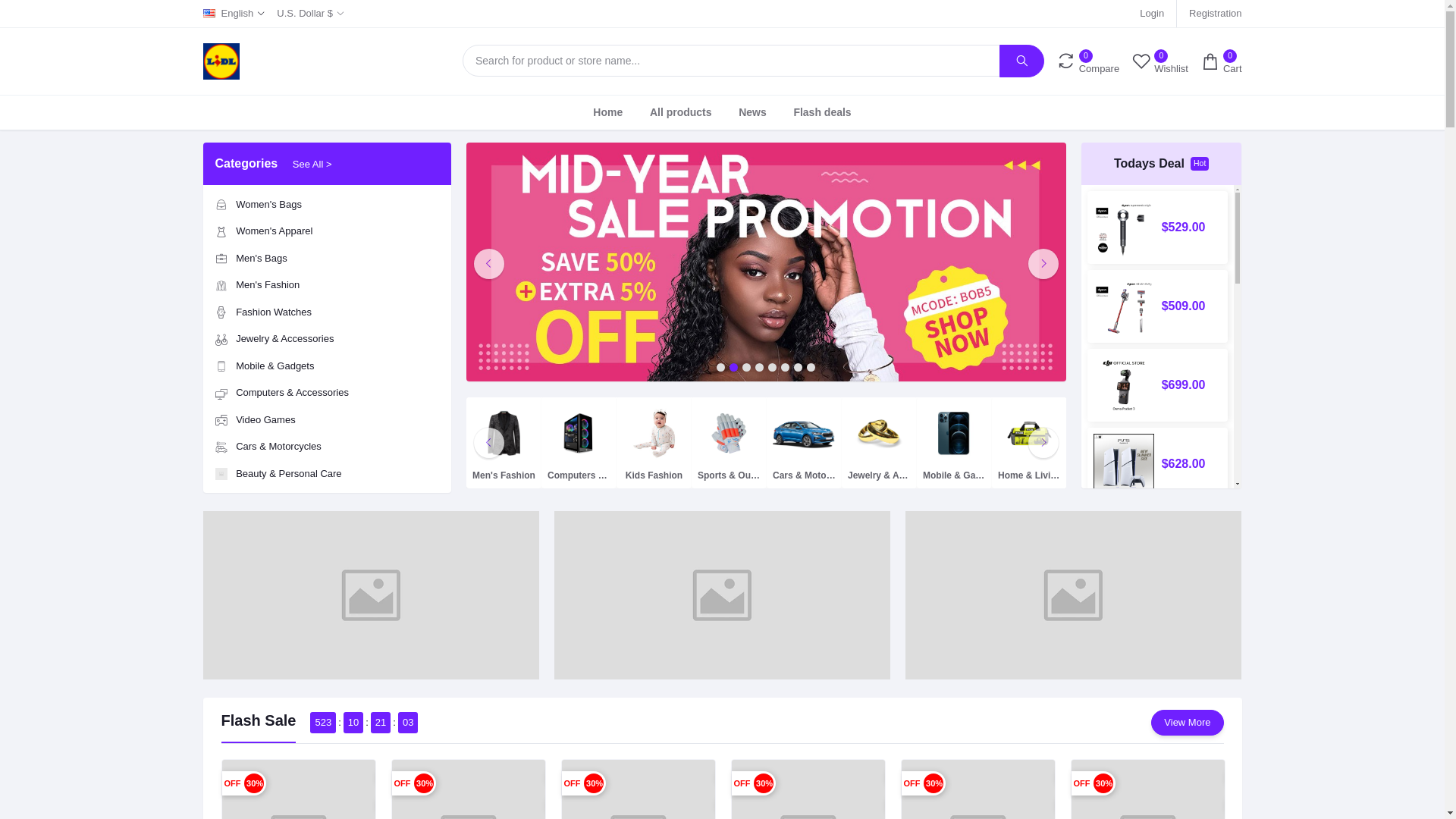 website screenshot of https://eleclercen.com/