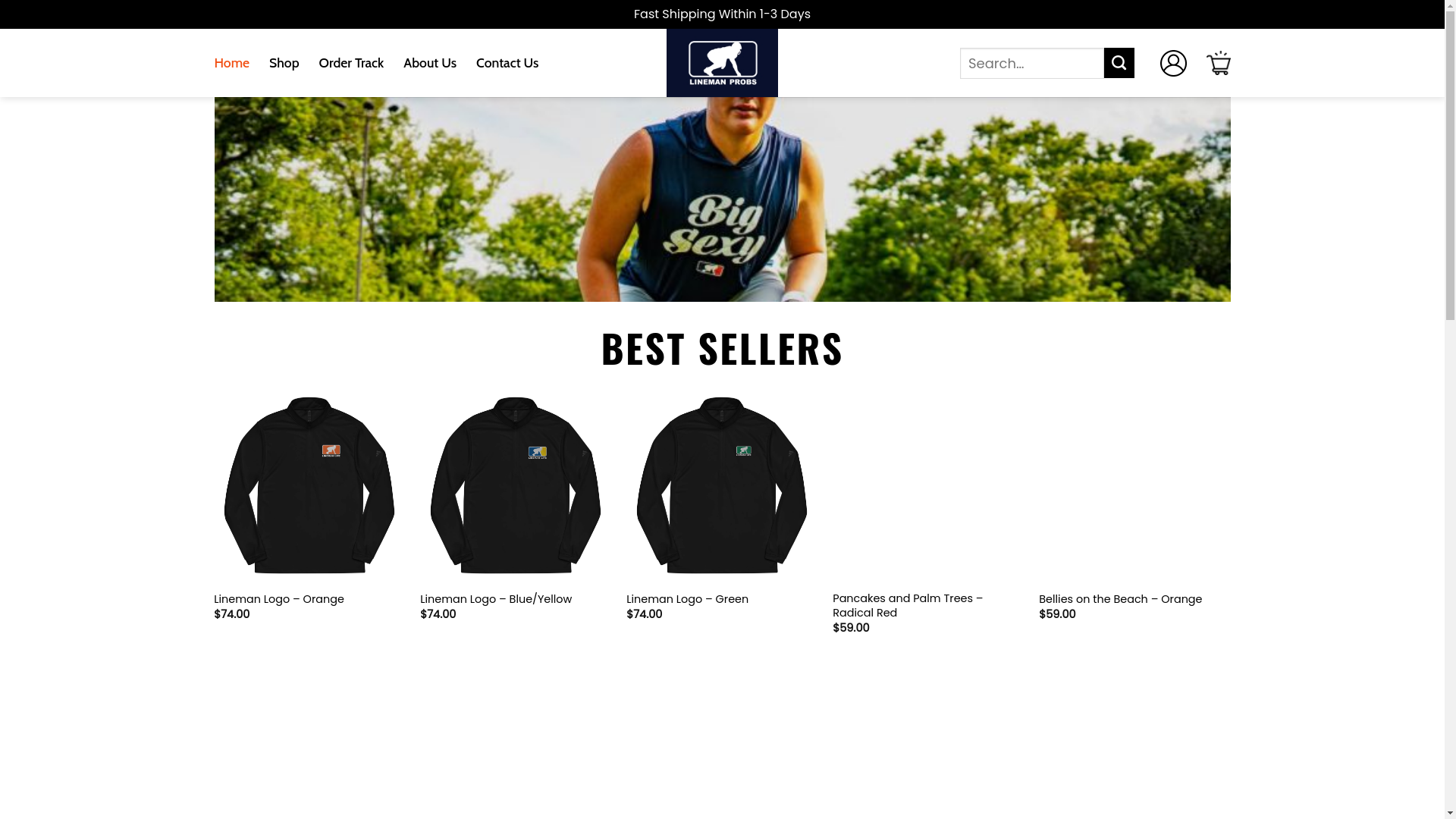 website screenshot of https://mylinemanprobs.shop/