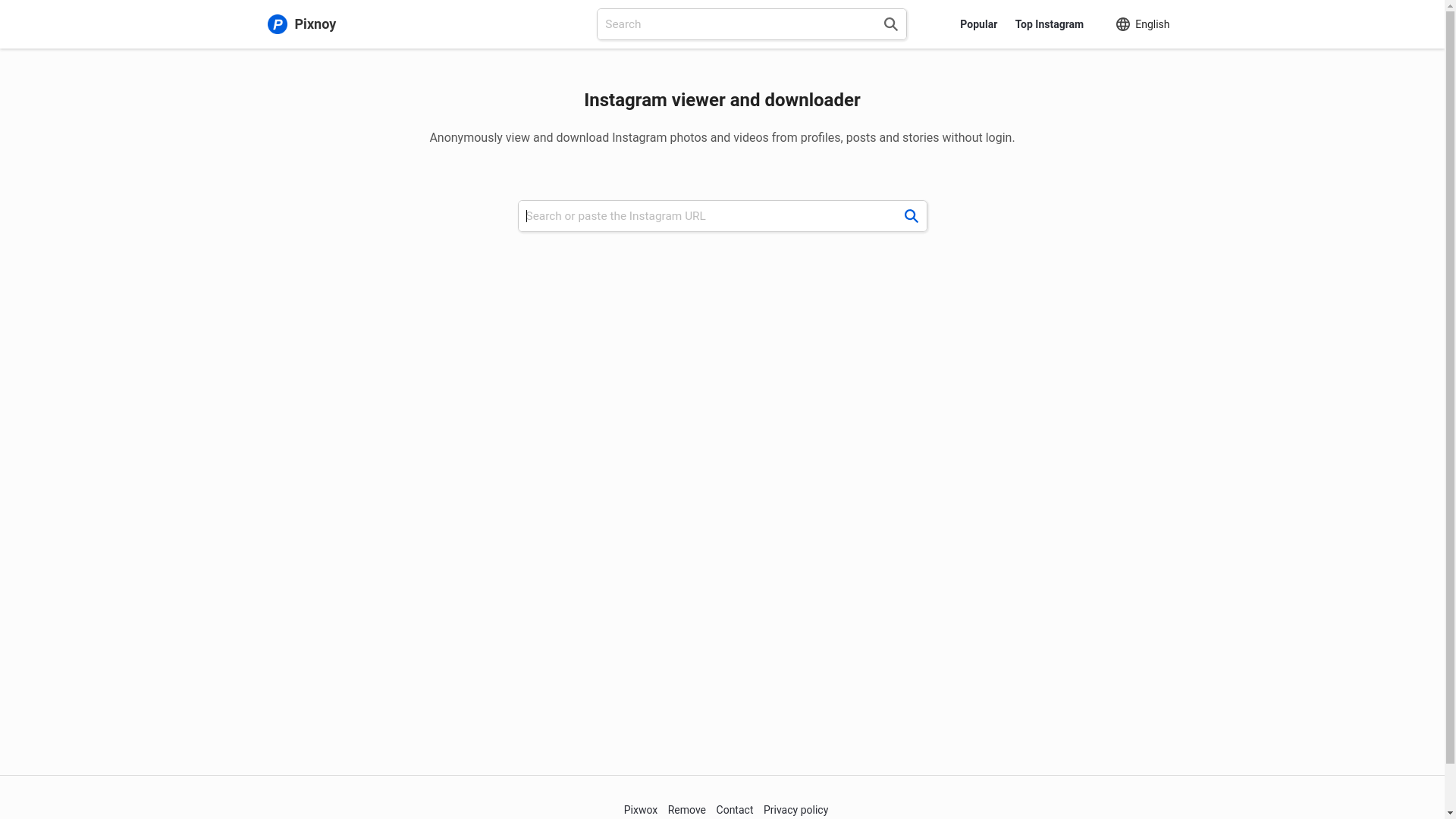 website screenshot of https://pixnoy.com/