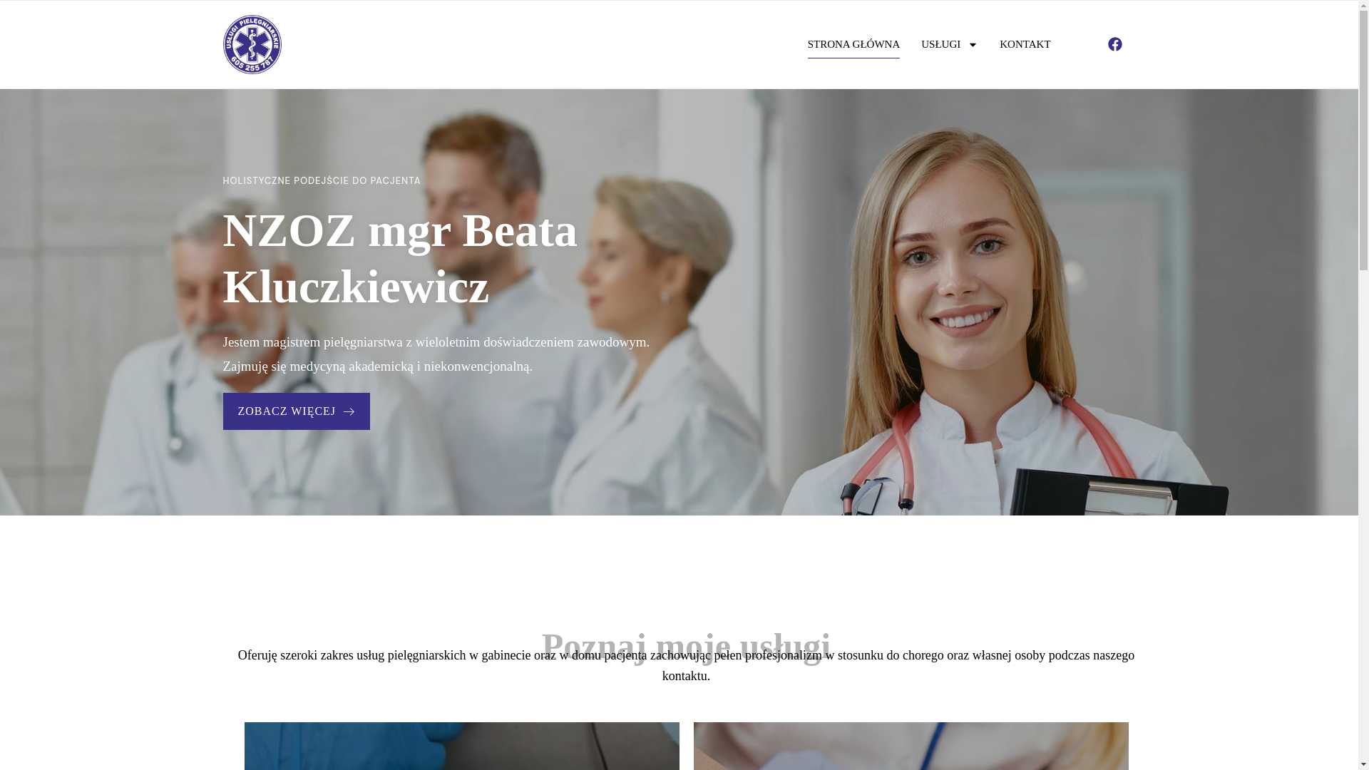 website screenshot of https://pielegniarkazgora.pl/