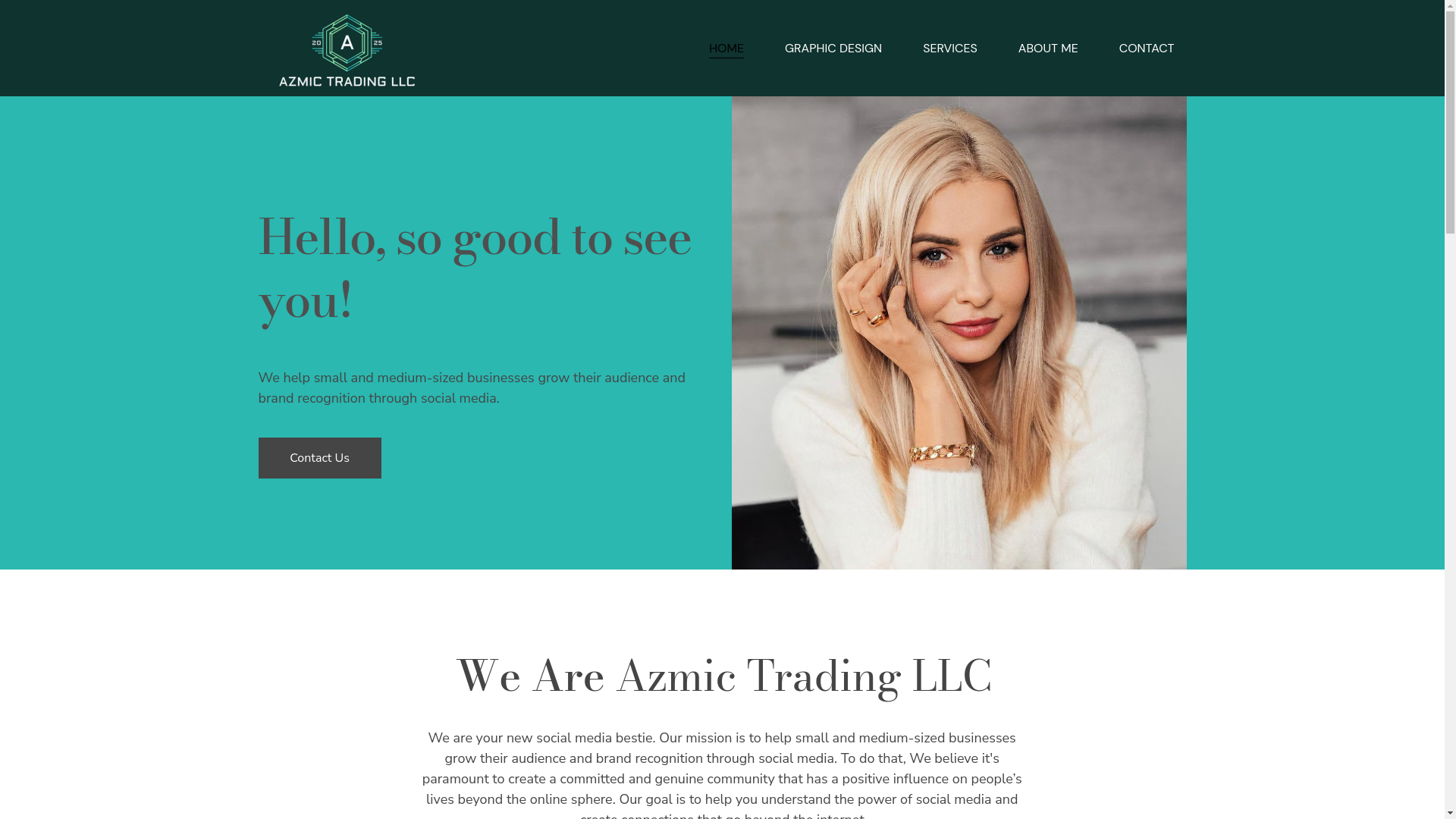 website screenshot of https://azmictradingllc.shop/