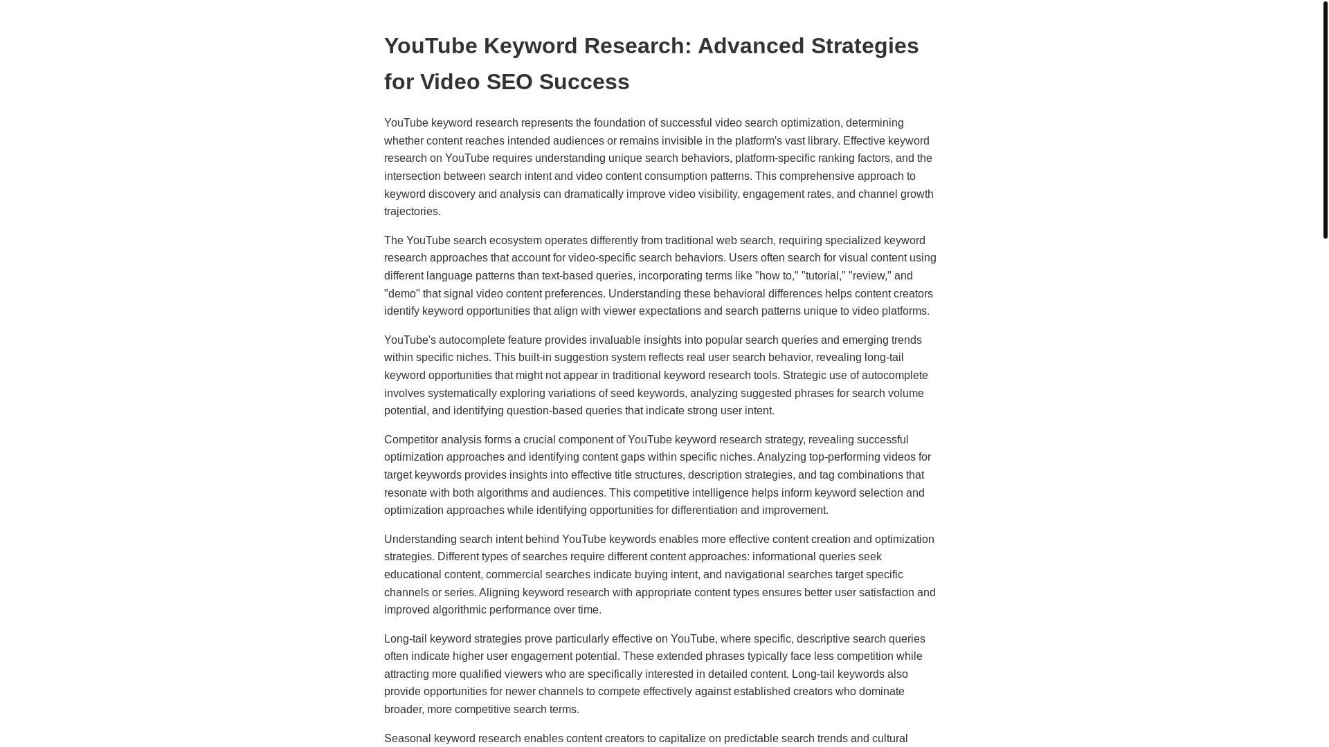 website screenshot of https://youtube-keyword-research.pages.dev/