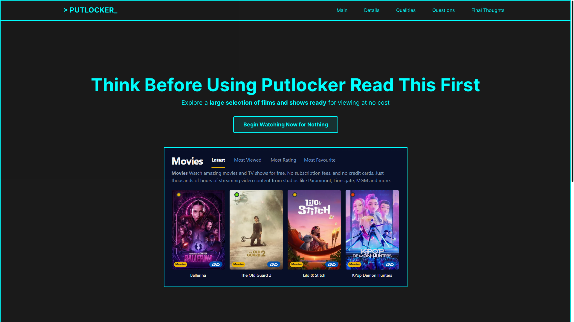 website screenshot of https://putlocker-5y11.pages.dev/