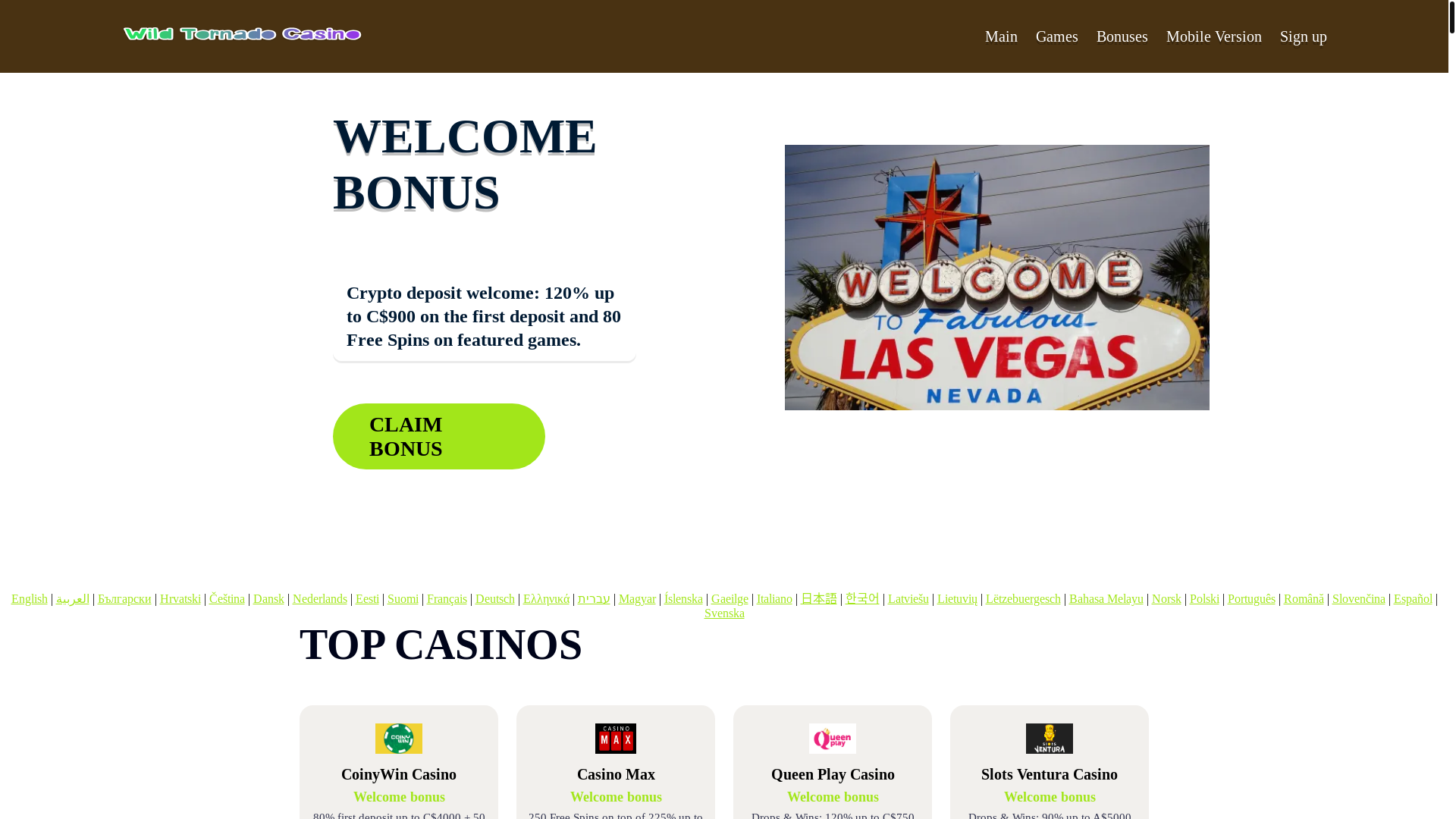 website screenshot of https://wildtornado1.bond/