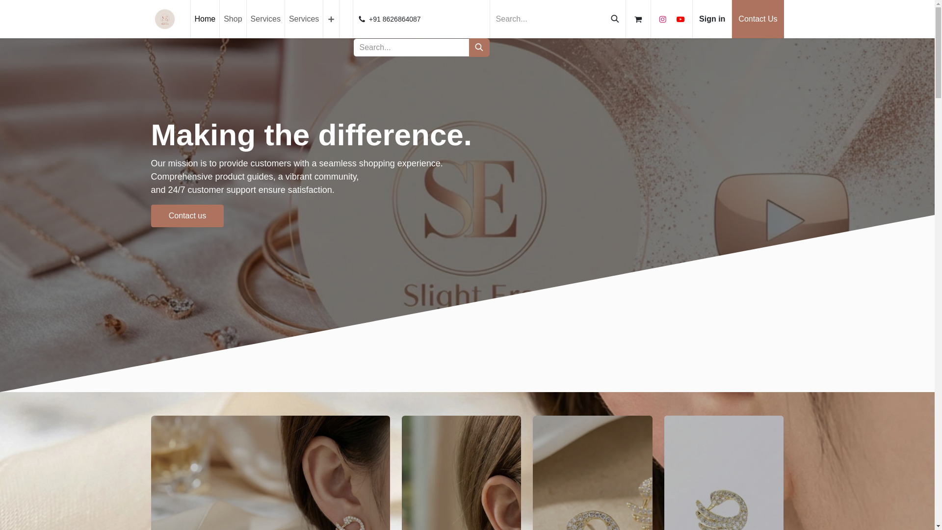 website screenshot of https://slightera.com/
