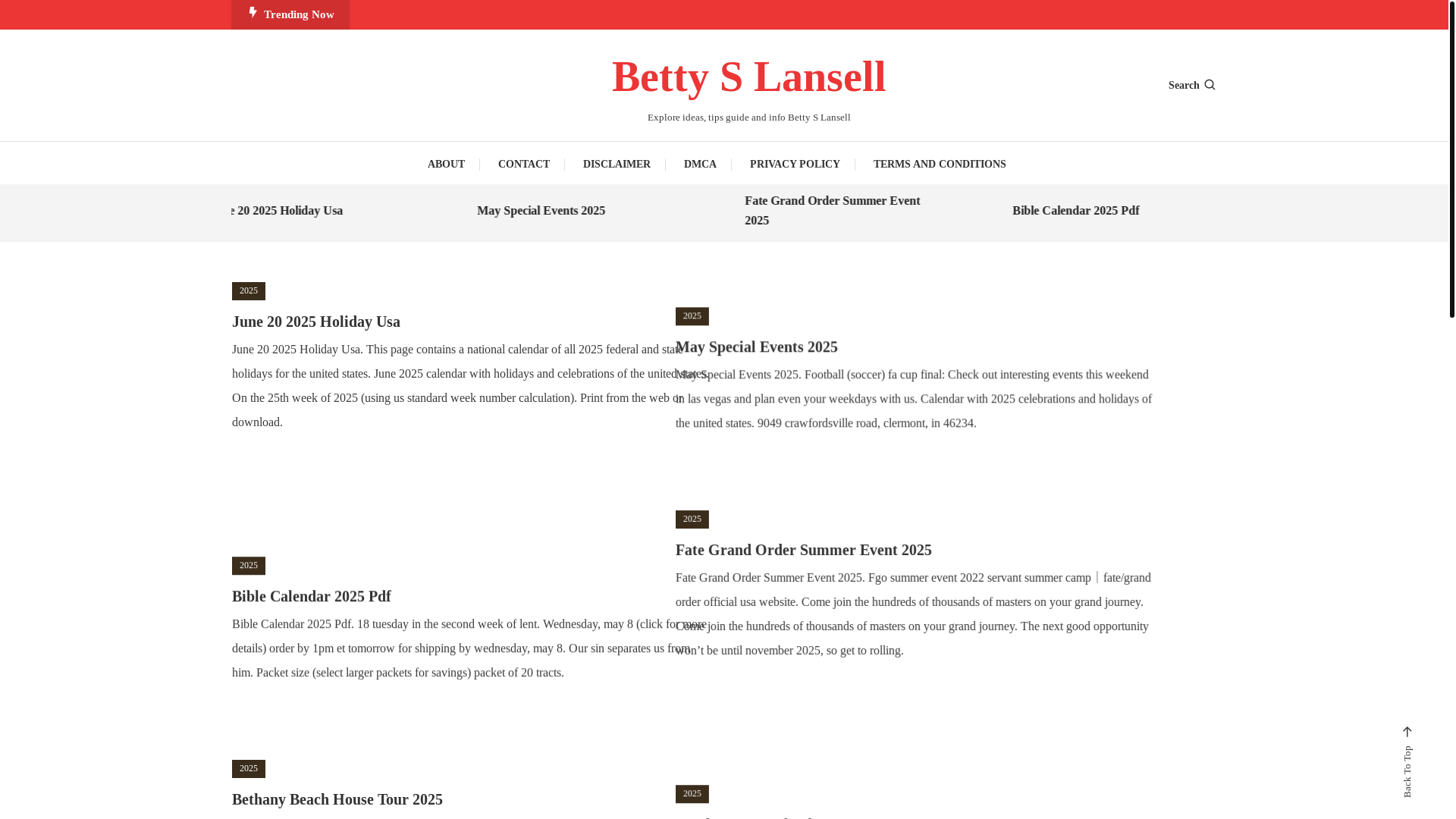 website screenshot of https://bettyslansell.pages.dev/