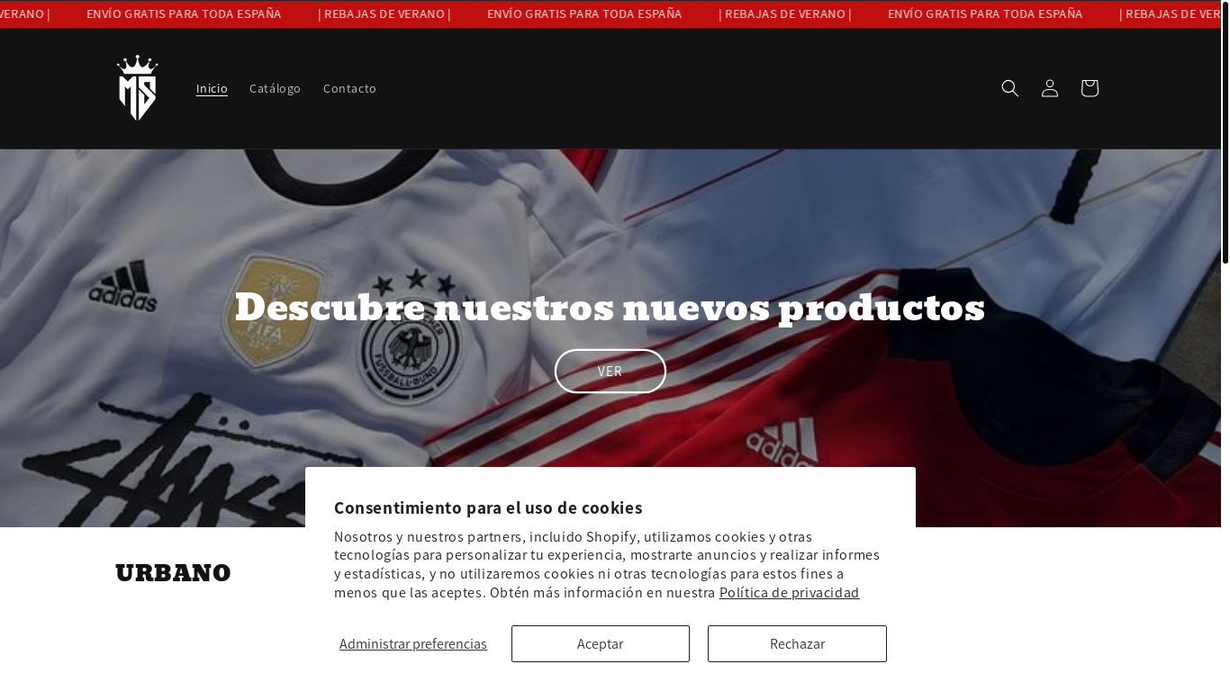website screenshot of https://marcashopspain.com/